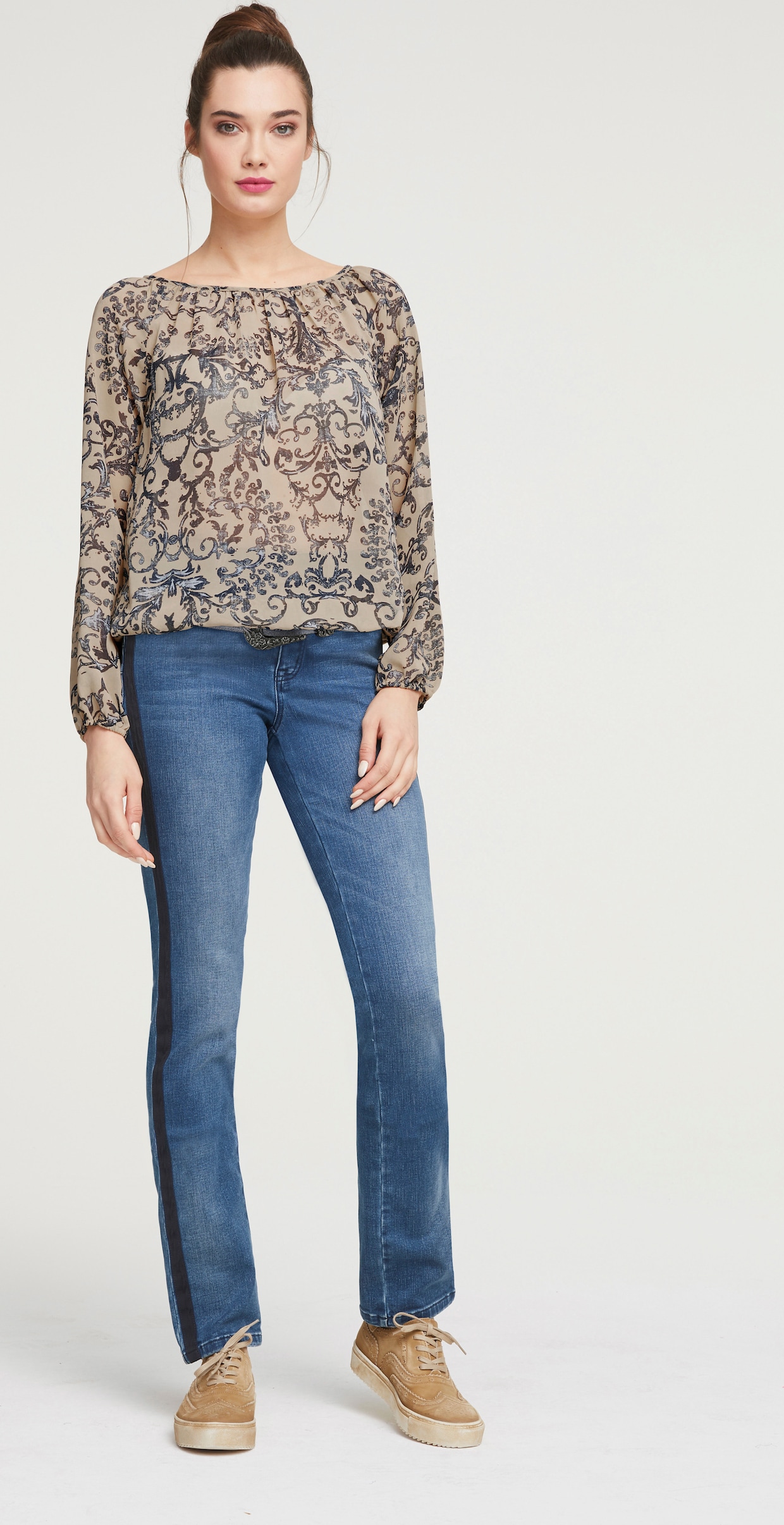 heine Comfortabele blouse - zand