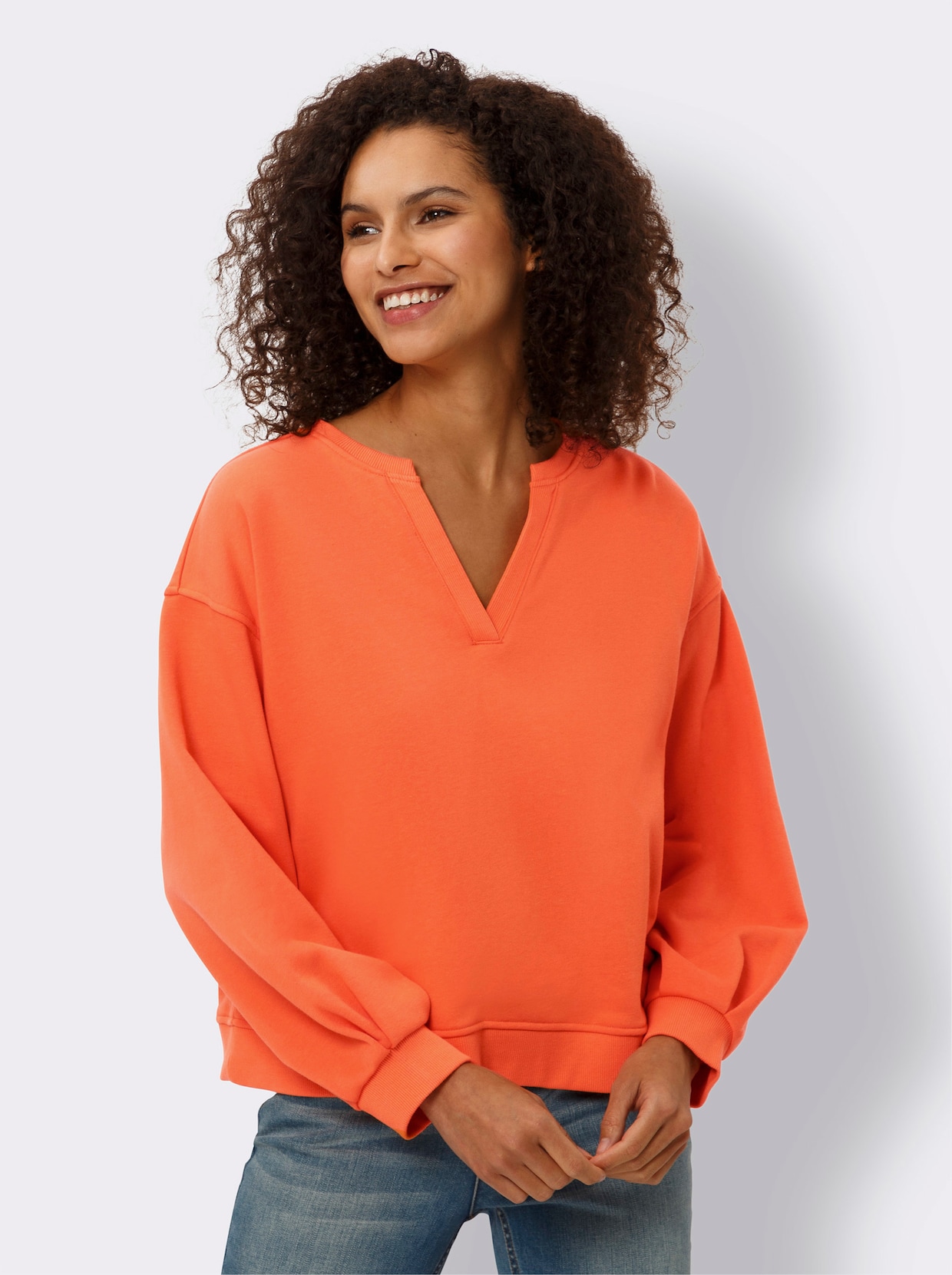 heine Sweatshirt - oranje