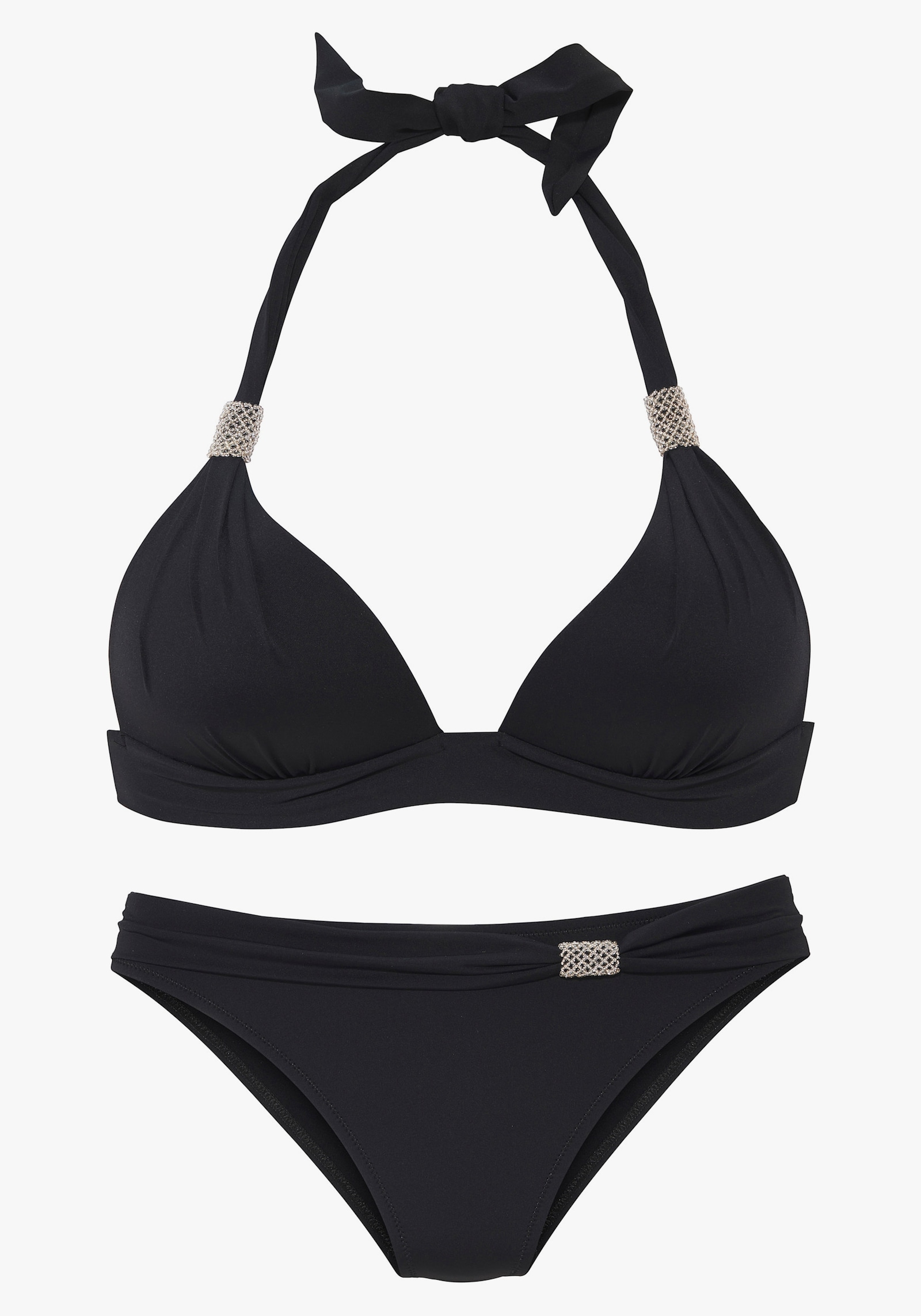 LASCANA Triangel-Bikini - schwarz