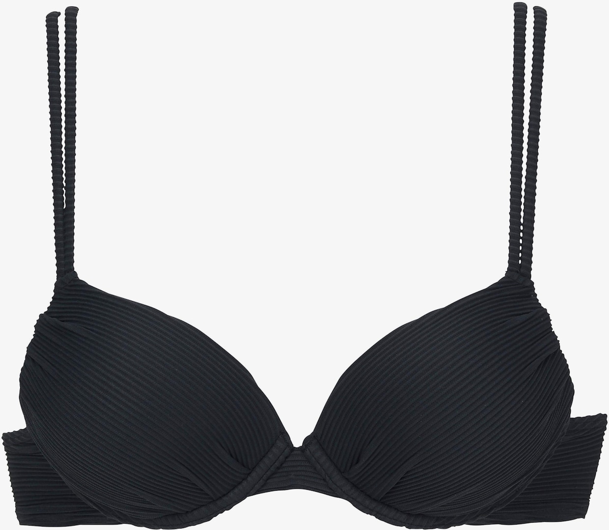 Sunseeker Push-upbikinitop - zwart