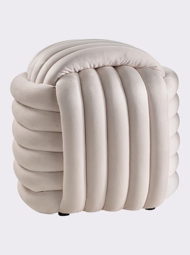 heine home Hocker - ecru