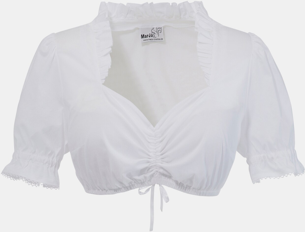 MarJo Dirndlbluse - weiß