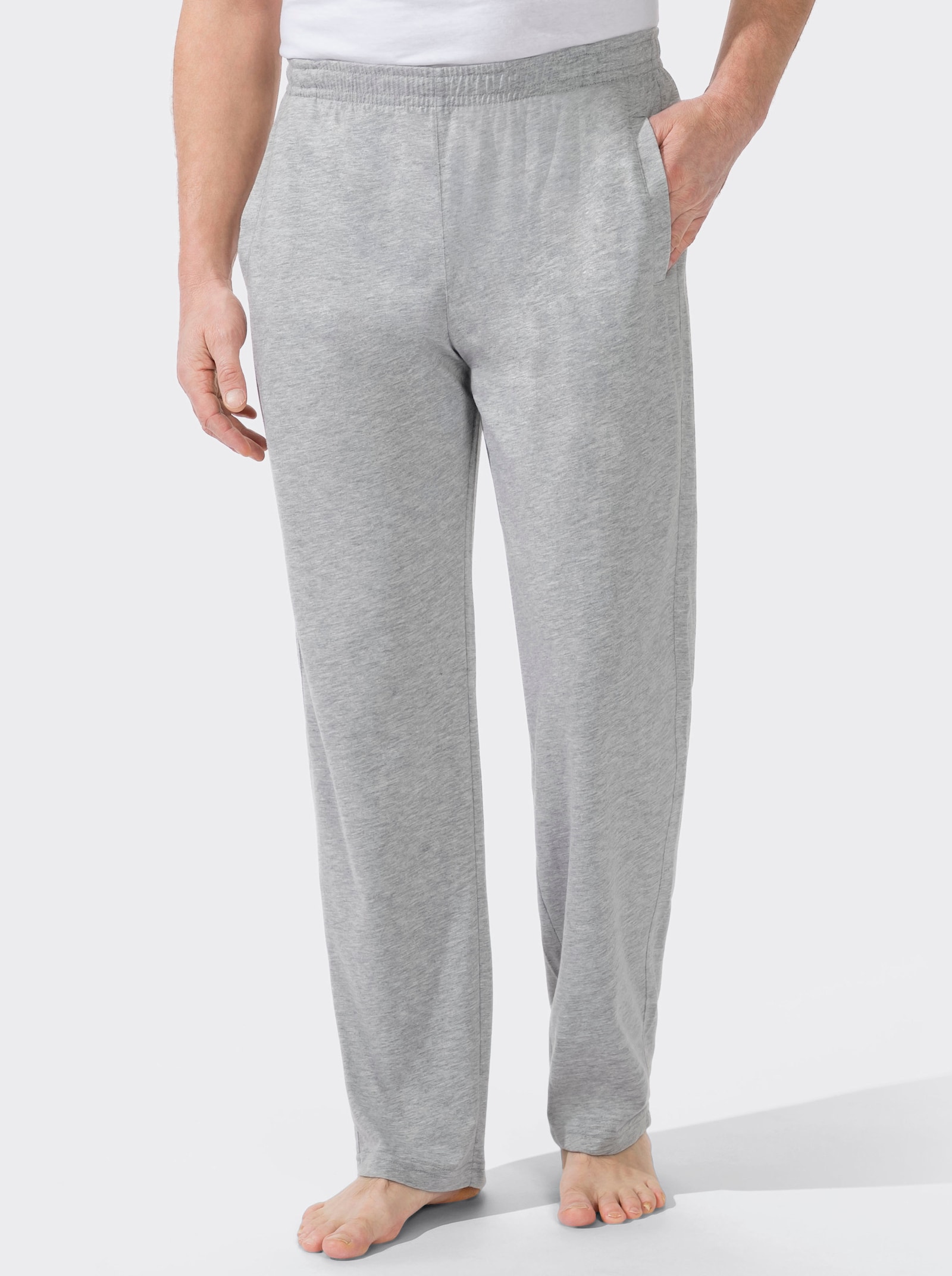 Catamaran Sports Freizeithose mit Dehnbund - schwarz + grau-meliert