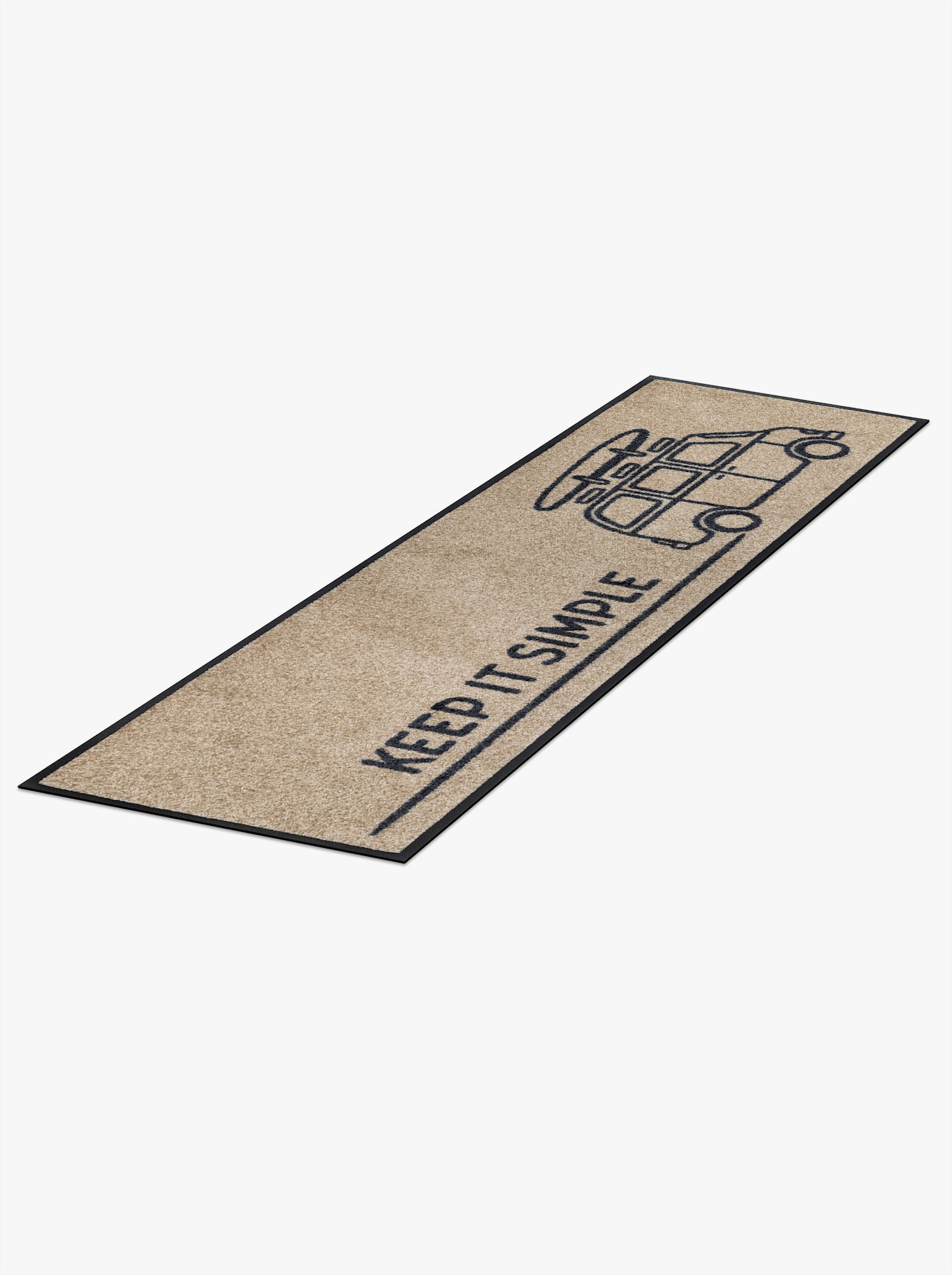 wash+dry by Kleen-Tex Fußmatte - beige