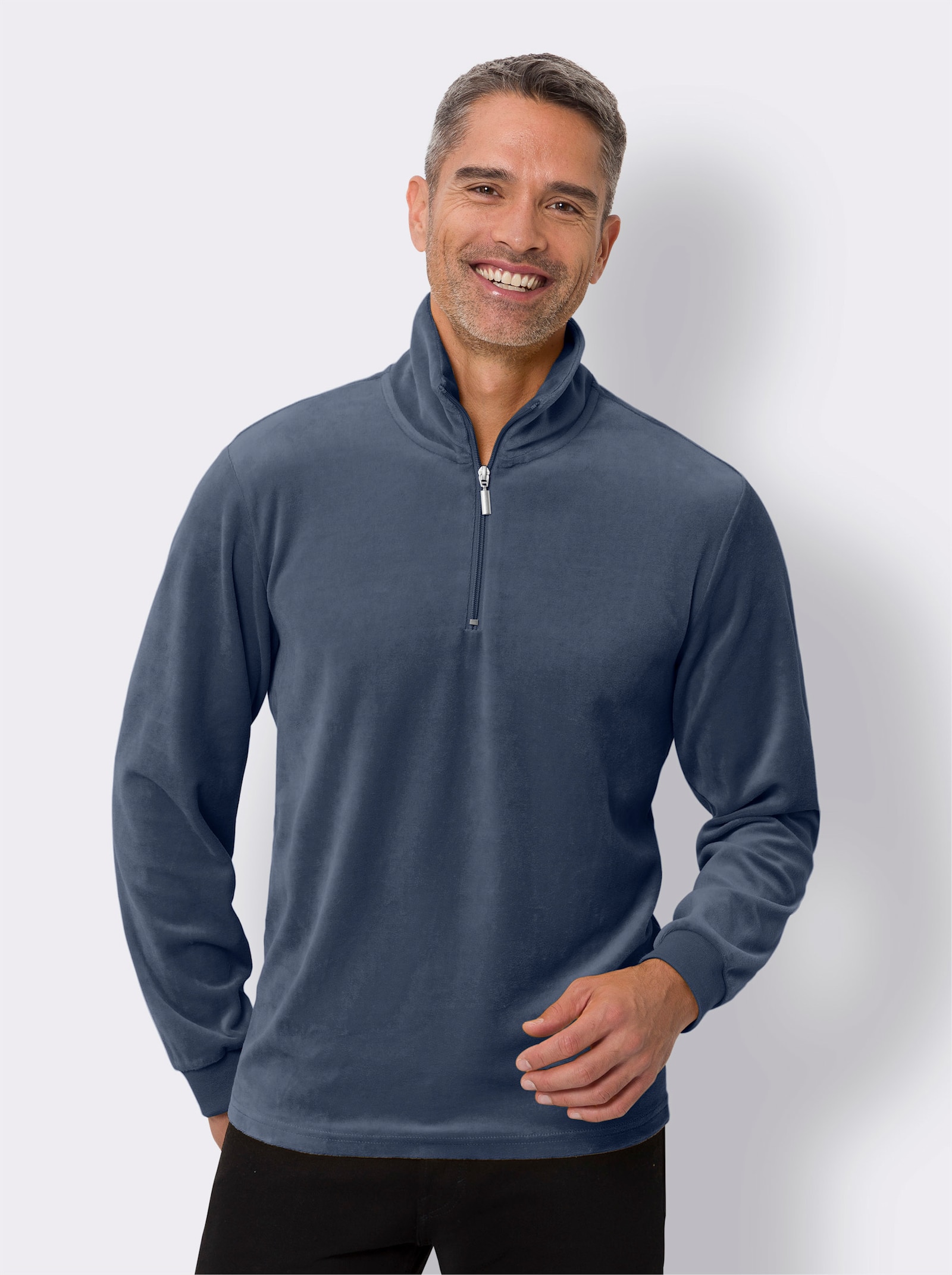 Shirt met lange mouwen van nicky - rookblauw