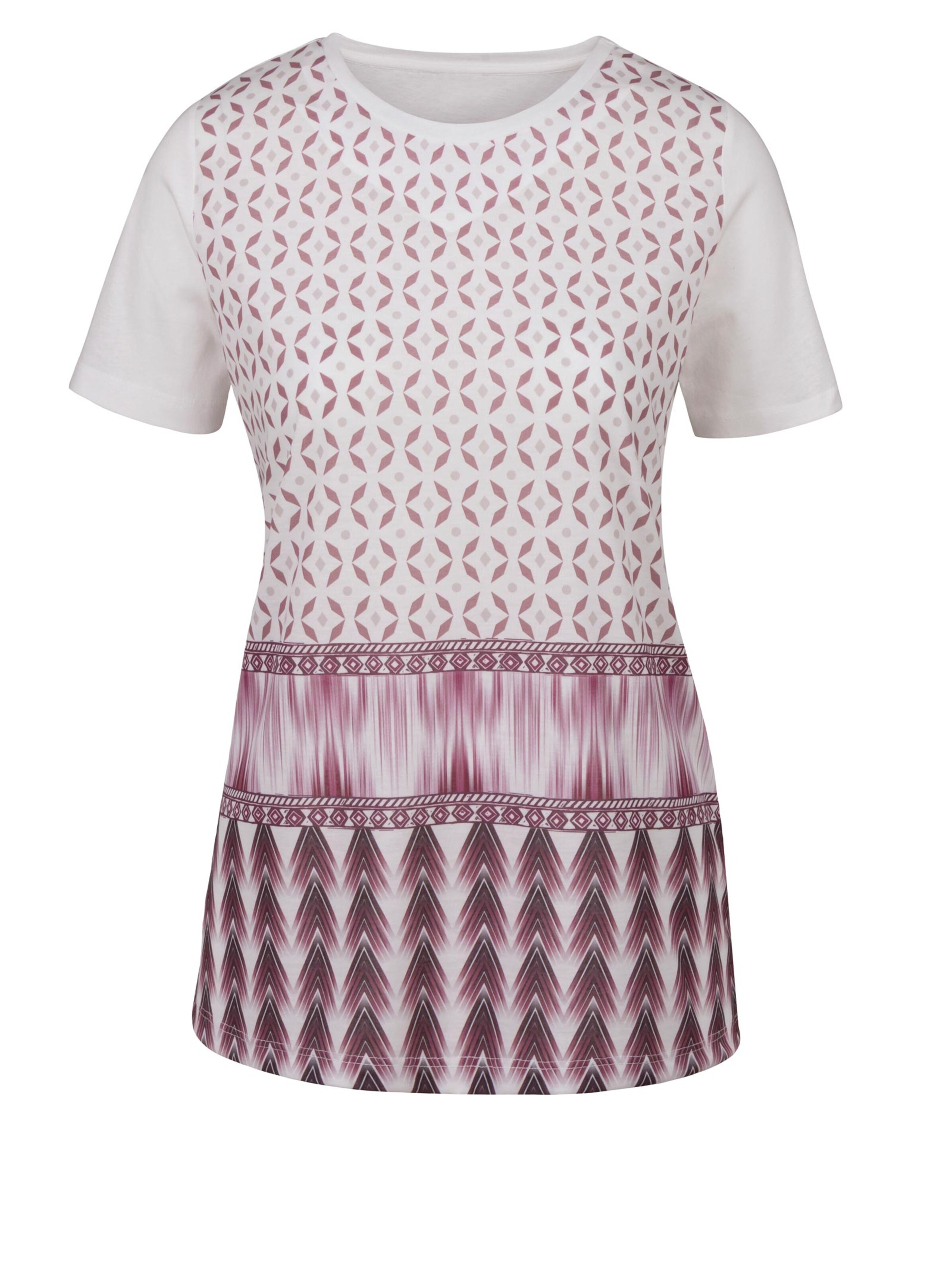 Shirt - bordeaux-bedruckt