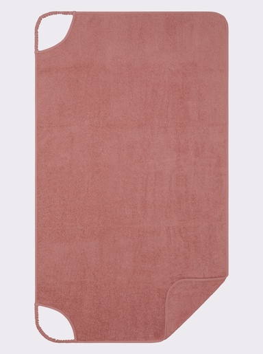 wäschepur Serviette de bain multifonction - bois de rose