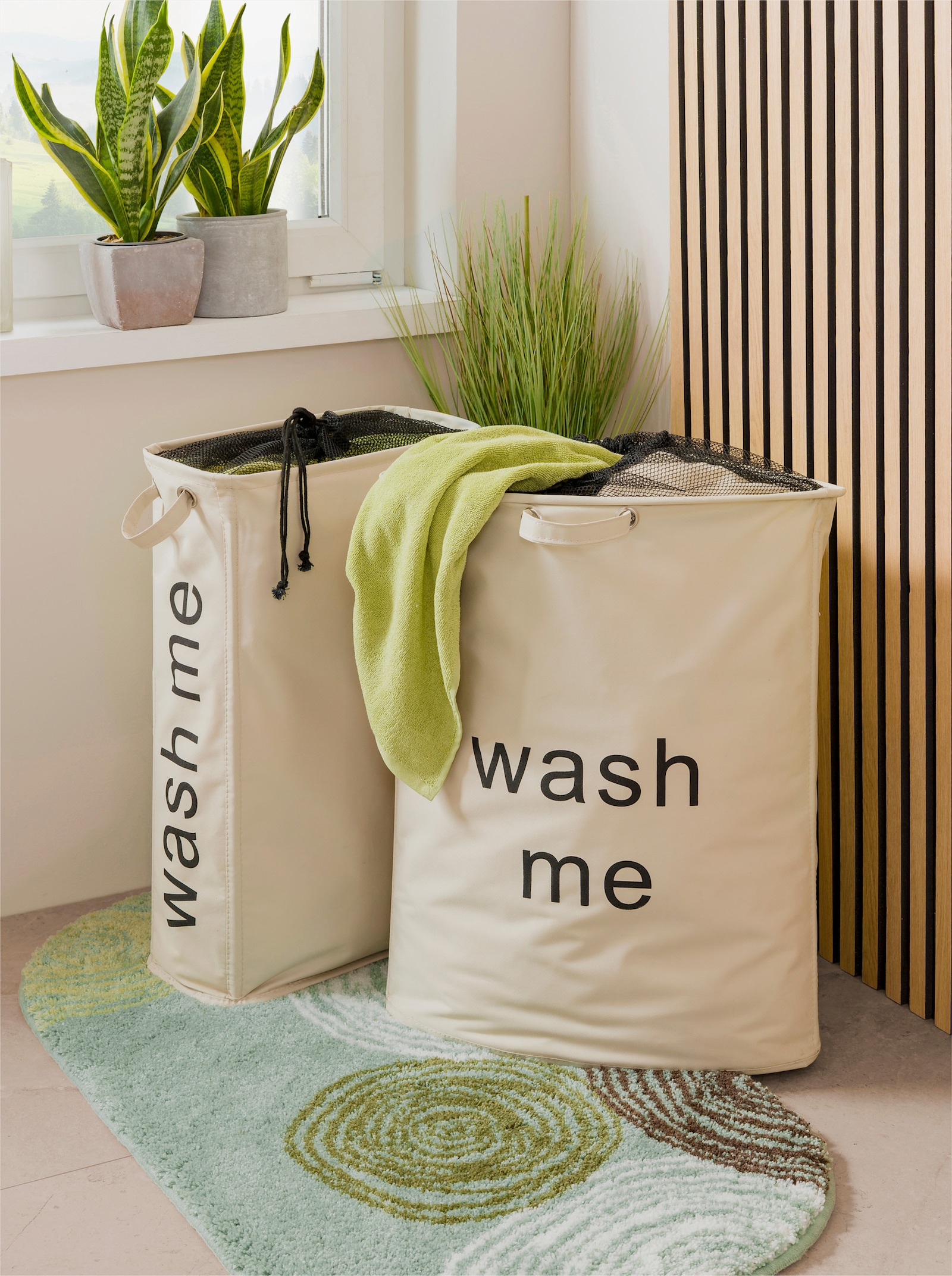 heine home Wäschesammler - natur