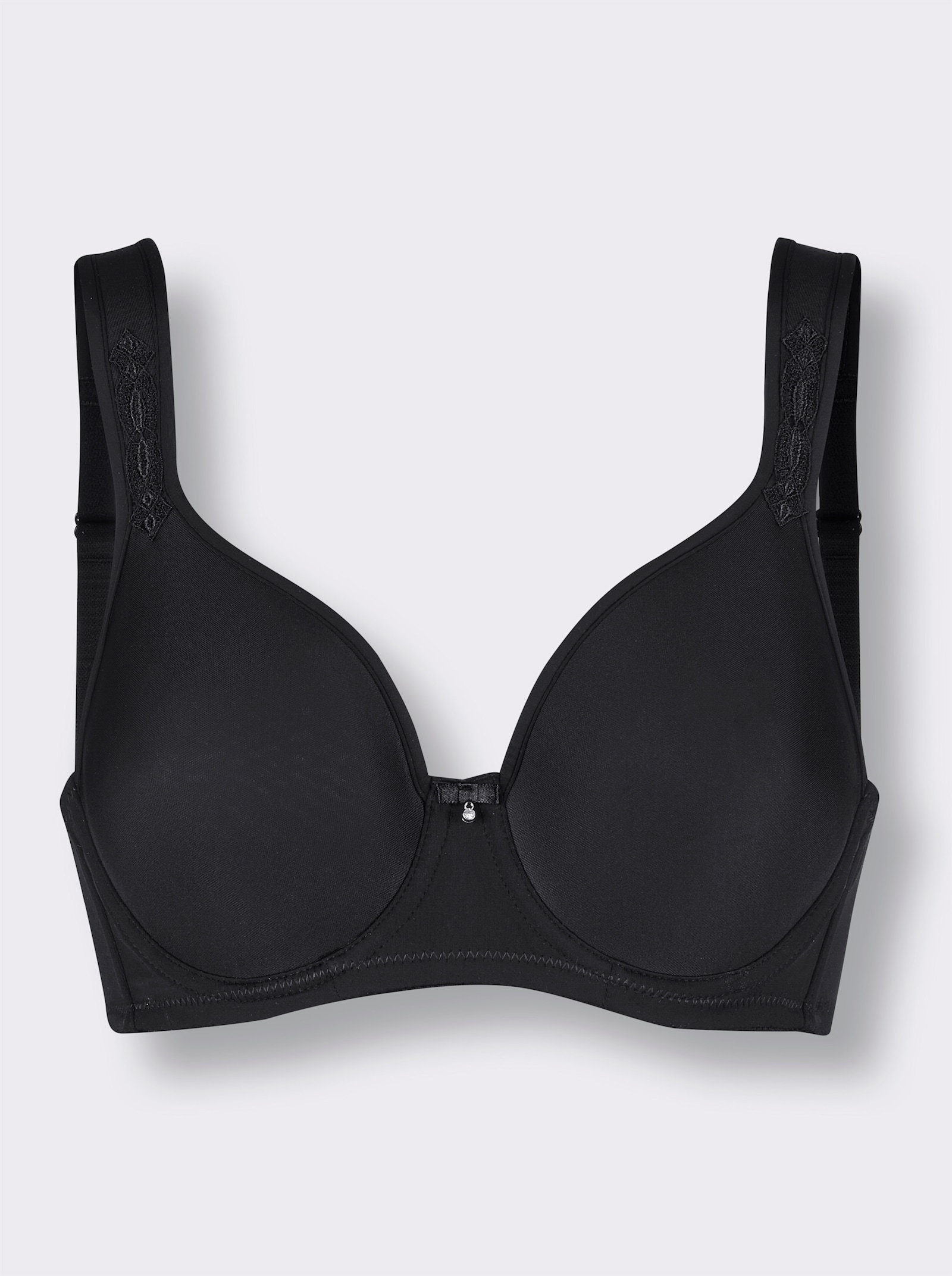 Podprsenka b.kostíc, bezš.košíky - čierna