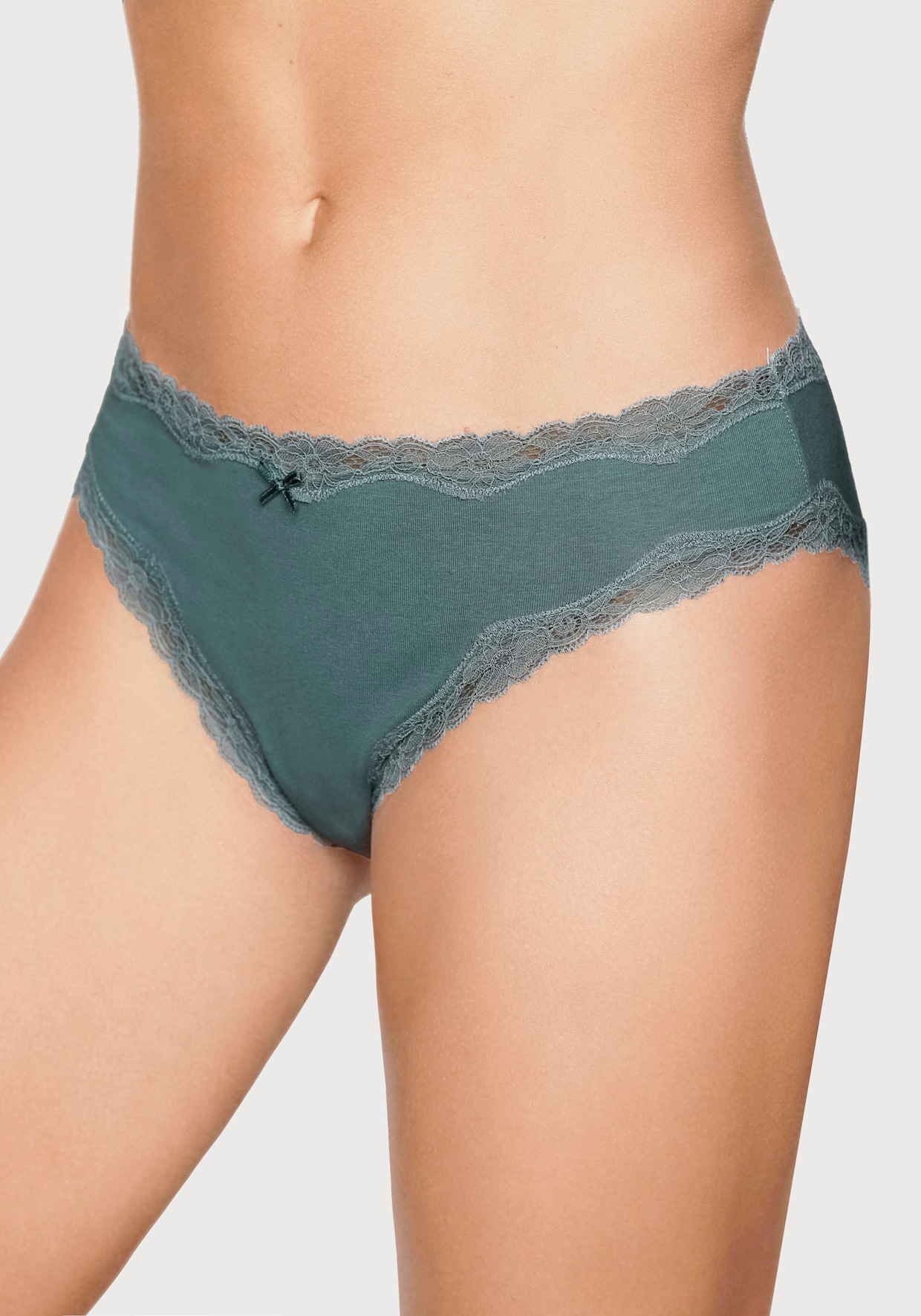 Vivance Jazz-Pants Slips - anthrazit meliert, beige meliert, flieder, eukalyptus, navy