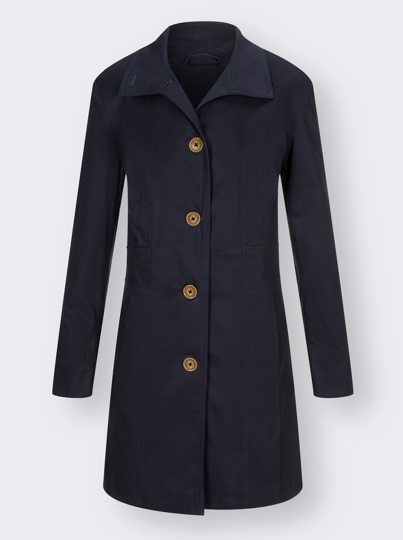 Jacke mit variablem Kragen - marine