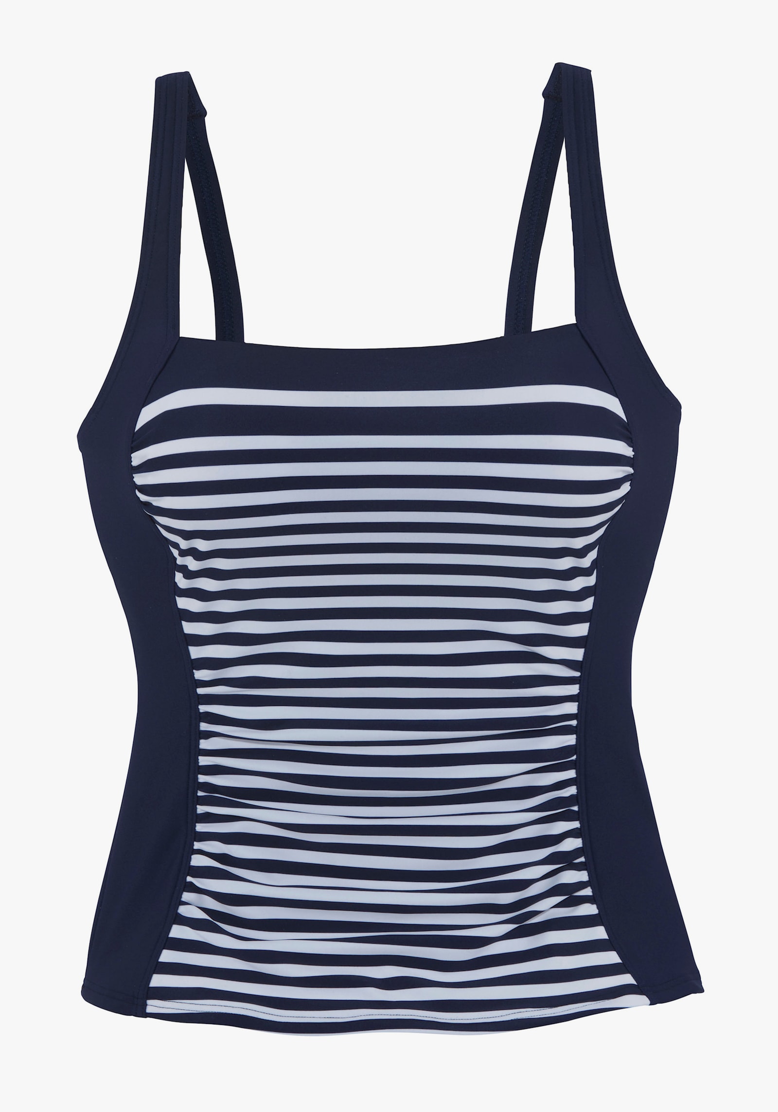 LASCANA Tankini-Top - marine-weiss
