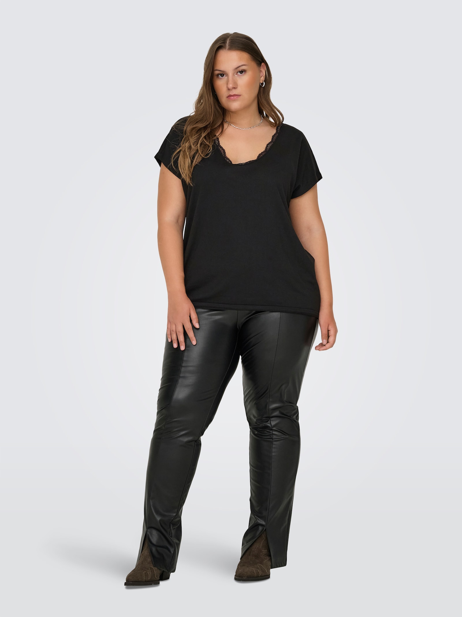 ONLY CARMAKOMA T-Shirt - black