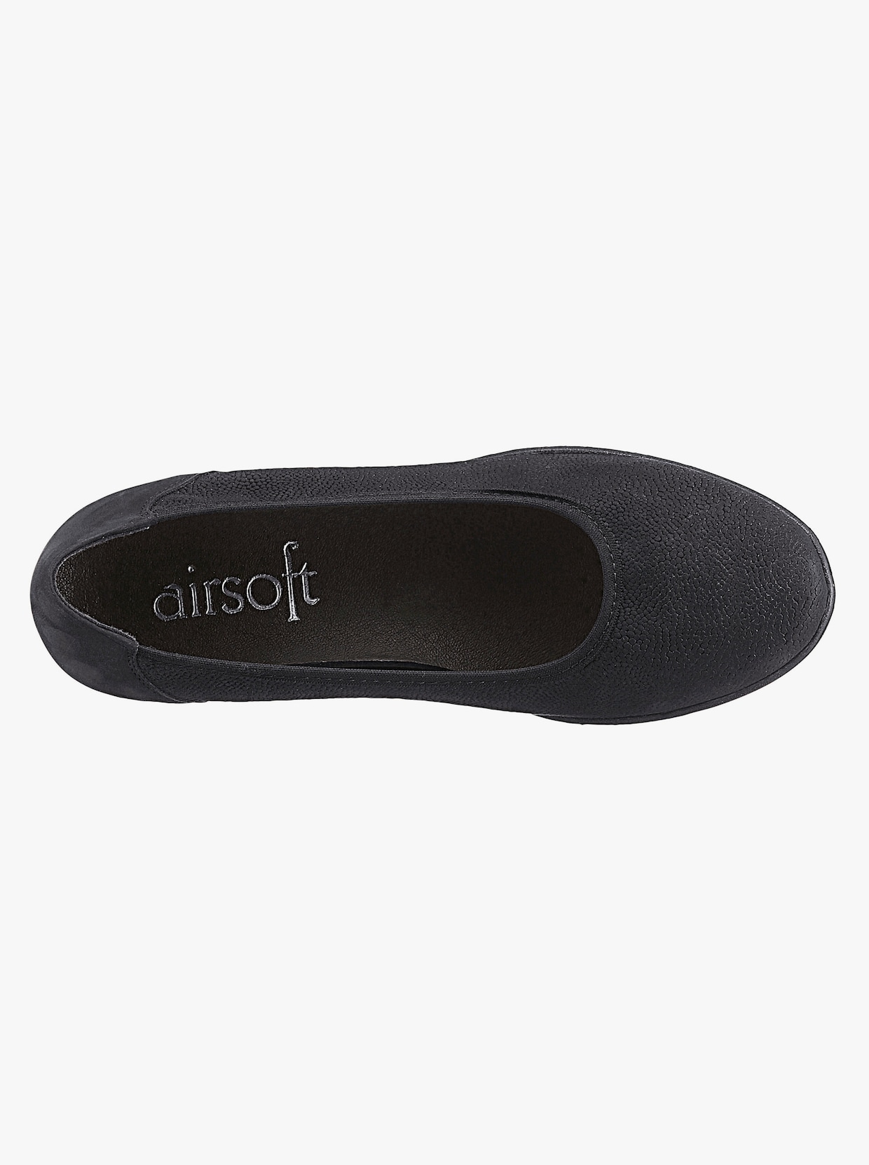 airsoft comfort+ Ballerinaskor - svart