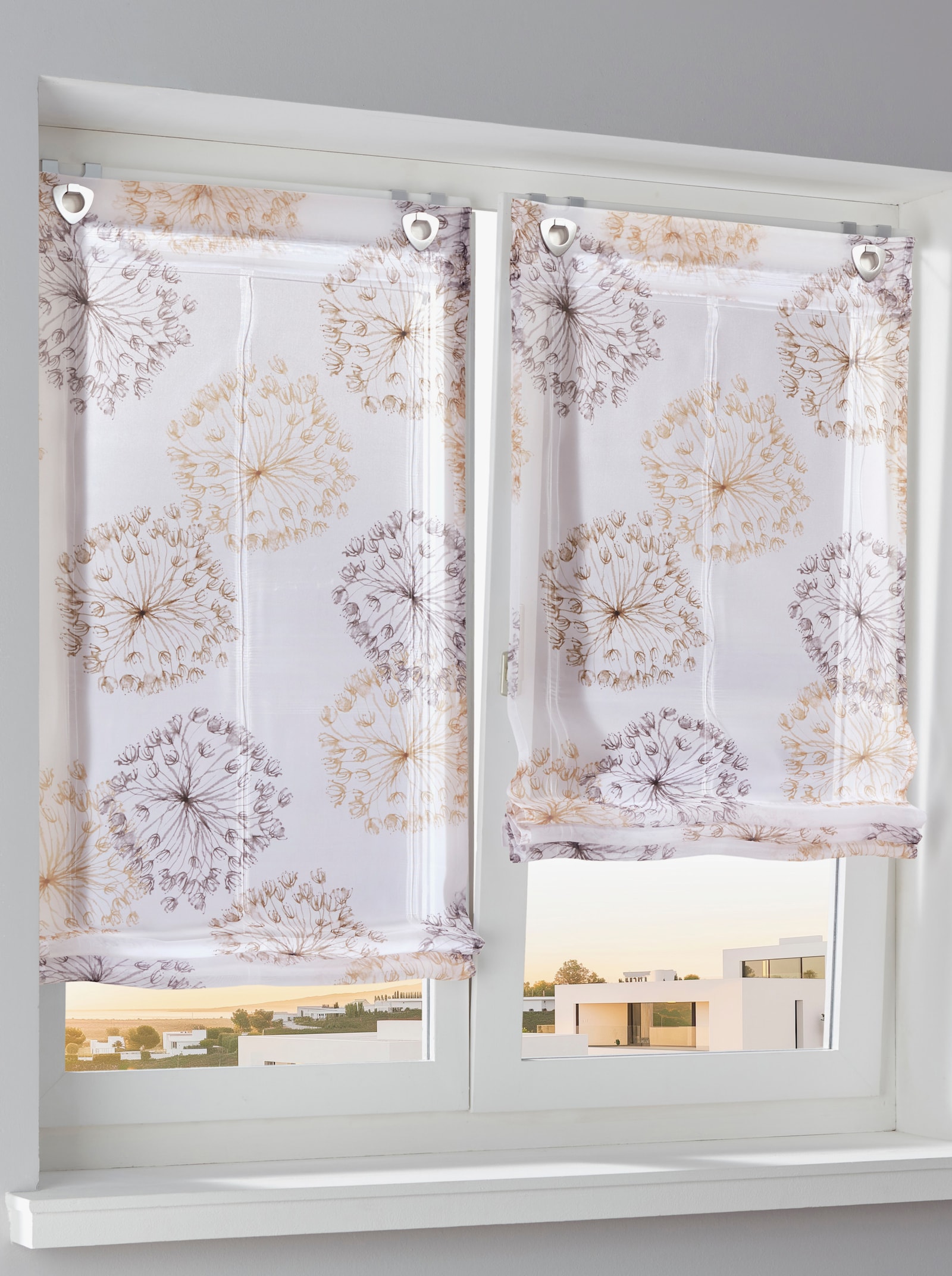 heine home Raffrollo - weiß-natur