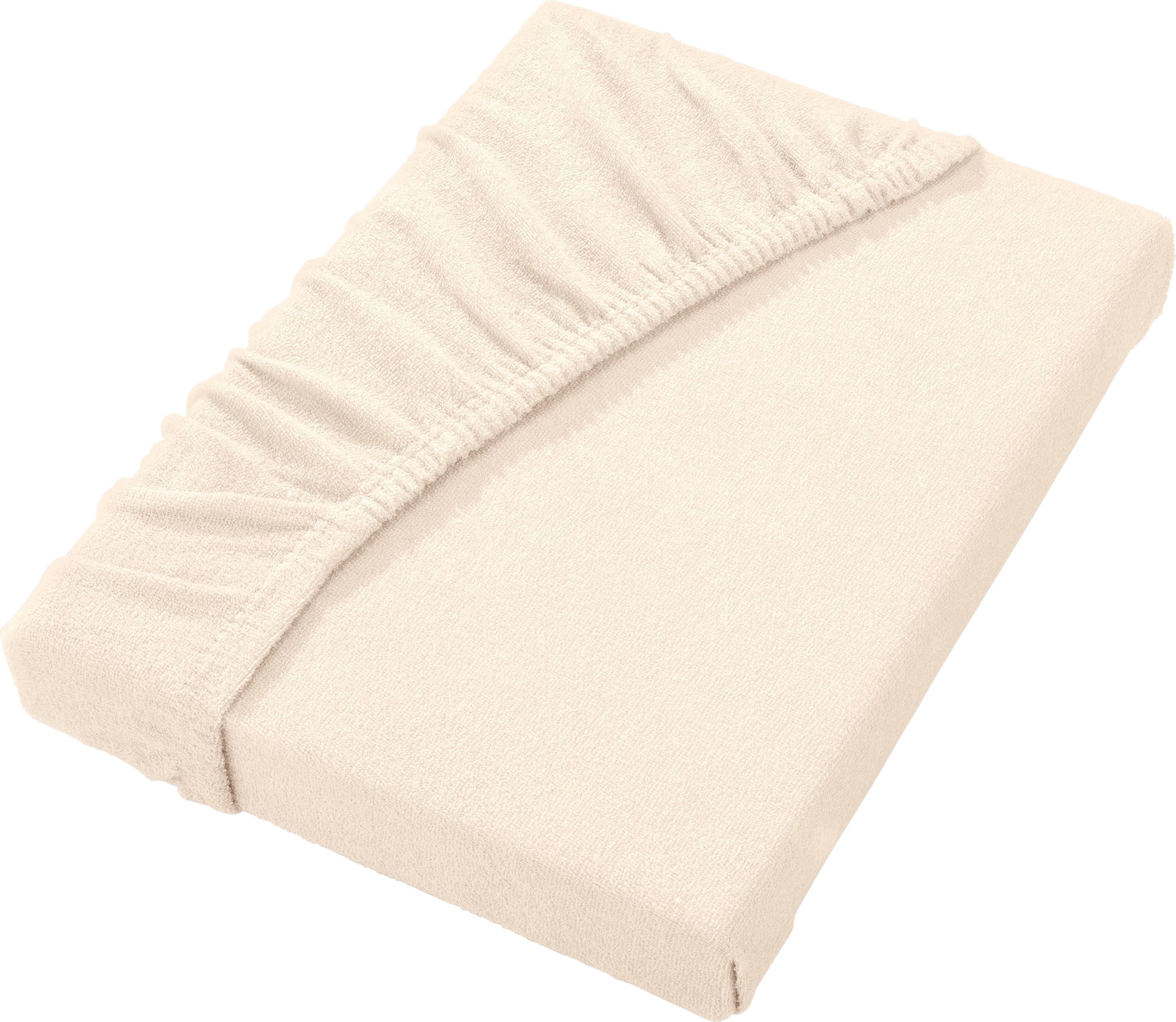 Tisch Bett günstig Kaufen-Spannbetttuch in ecru von wäschepur. Spannbetttuch in ecru von wäschepur <![CDATA[Spannbetttuch in Single-Jersey aus dauerelastischer Wirkware. Rundum-Gummizug. Geeignet für eine Matratzenhöhe von bis zu 28 cm. Um die günstige 2-Stück-Sparp