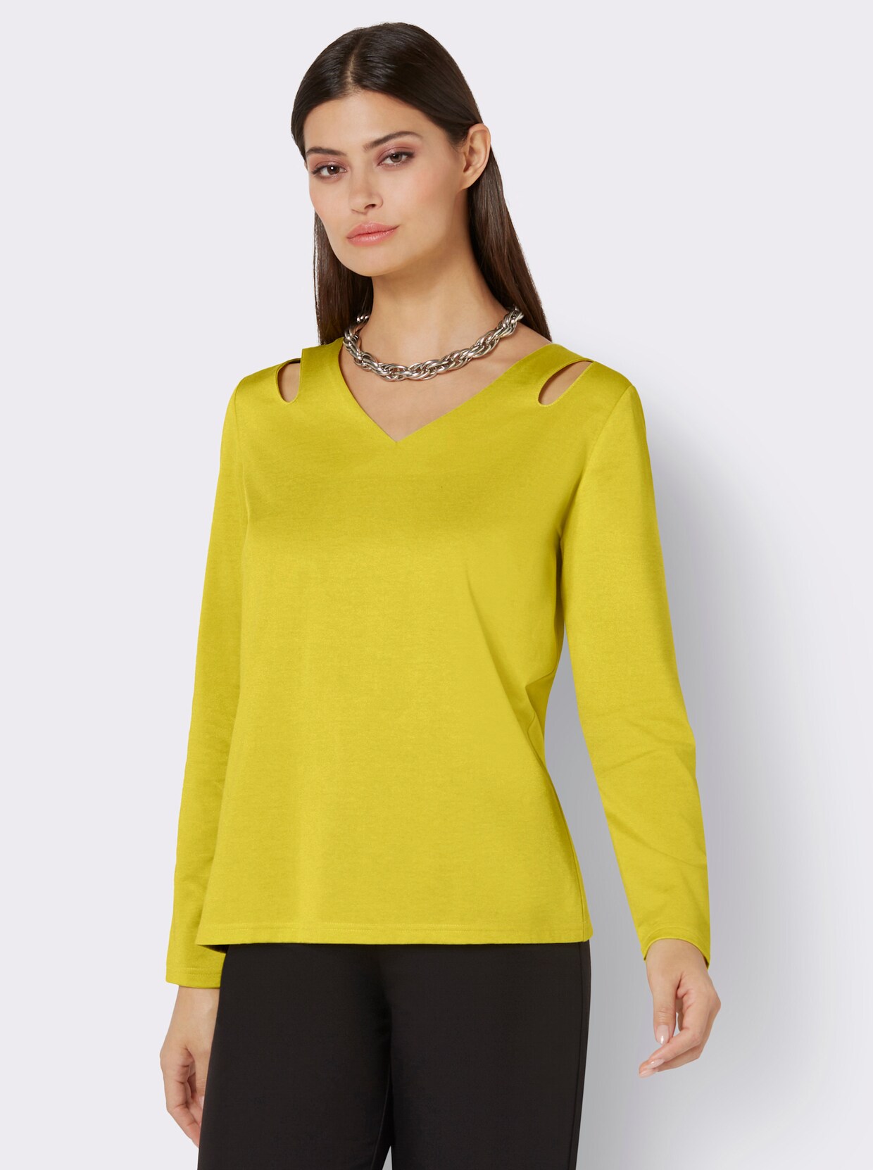 V-Shirt - limone