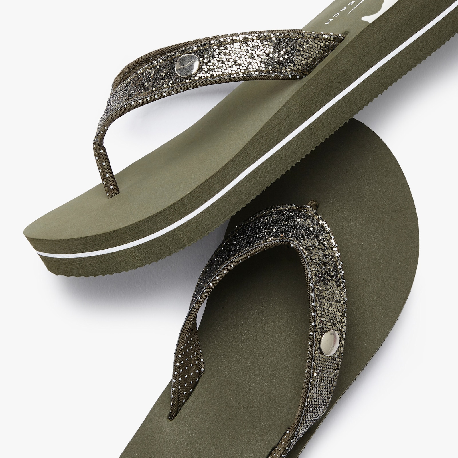 Venice Beach Badslippers - olijfgroen