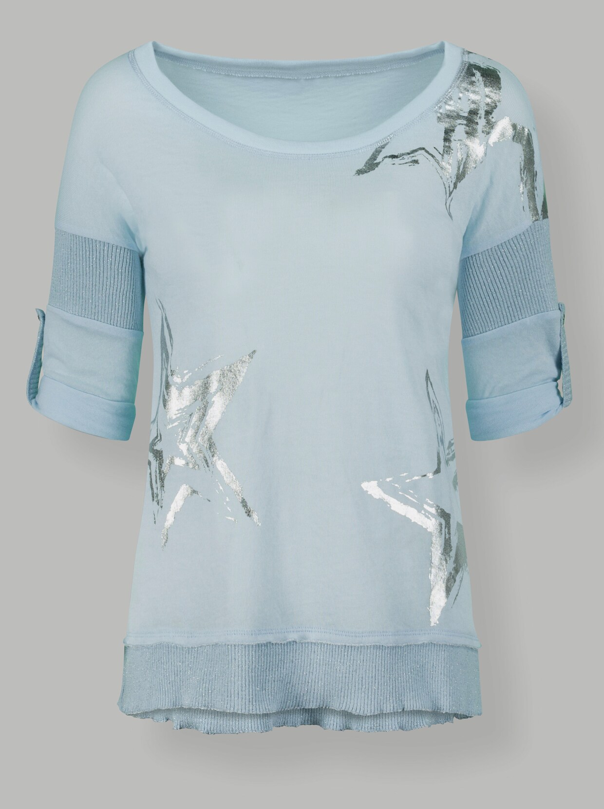 T-shirt imprimé - bleu clair