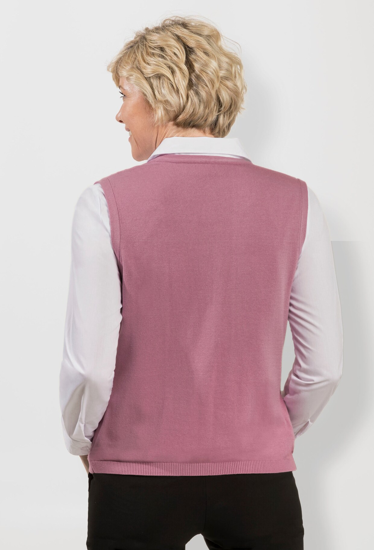 Strickweste - altrosa