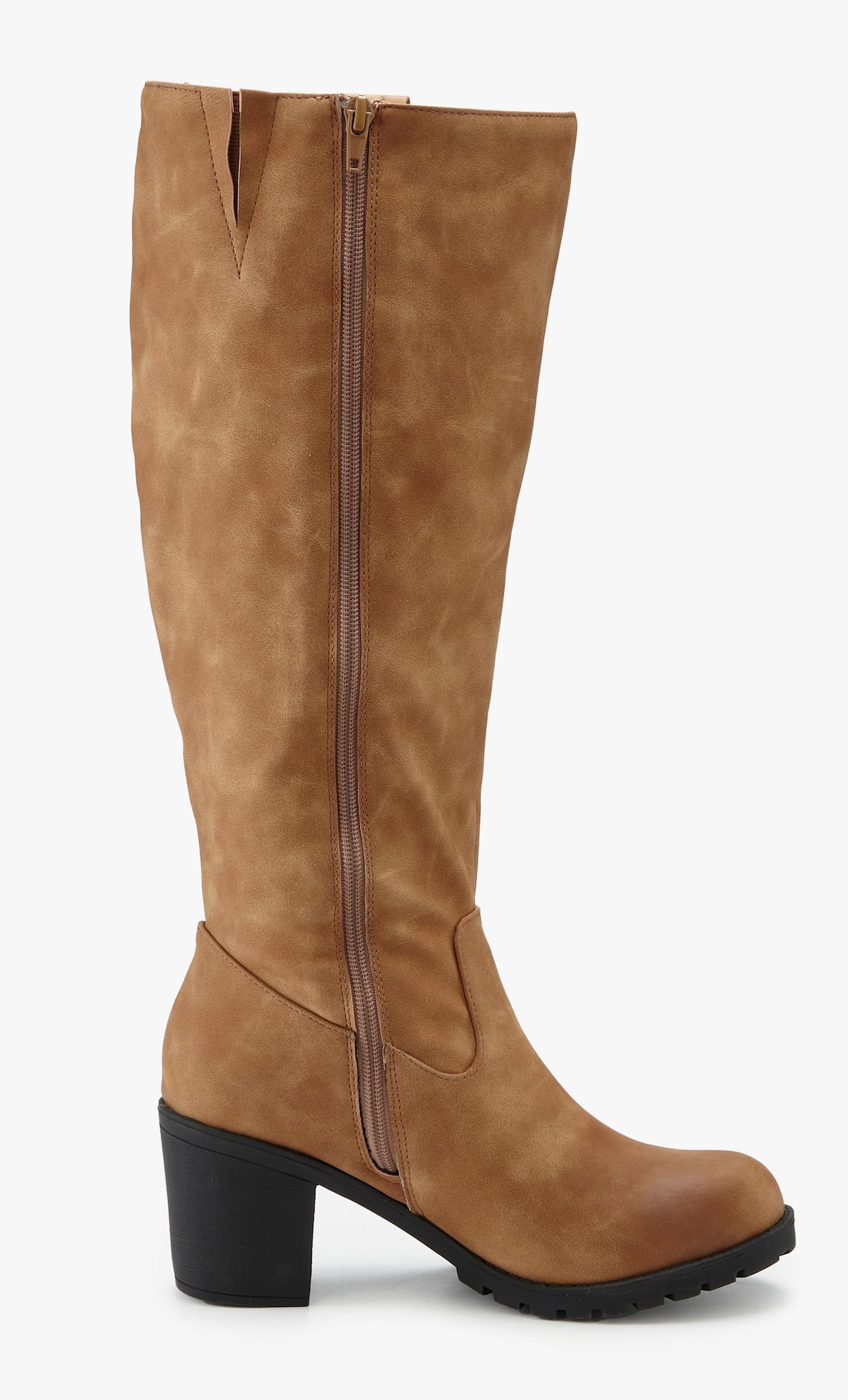 LASCANA Weitschaftstiefel - camelfarben
