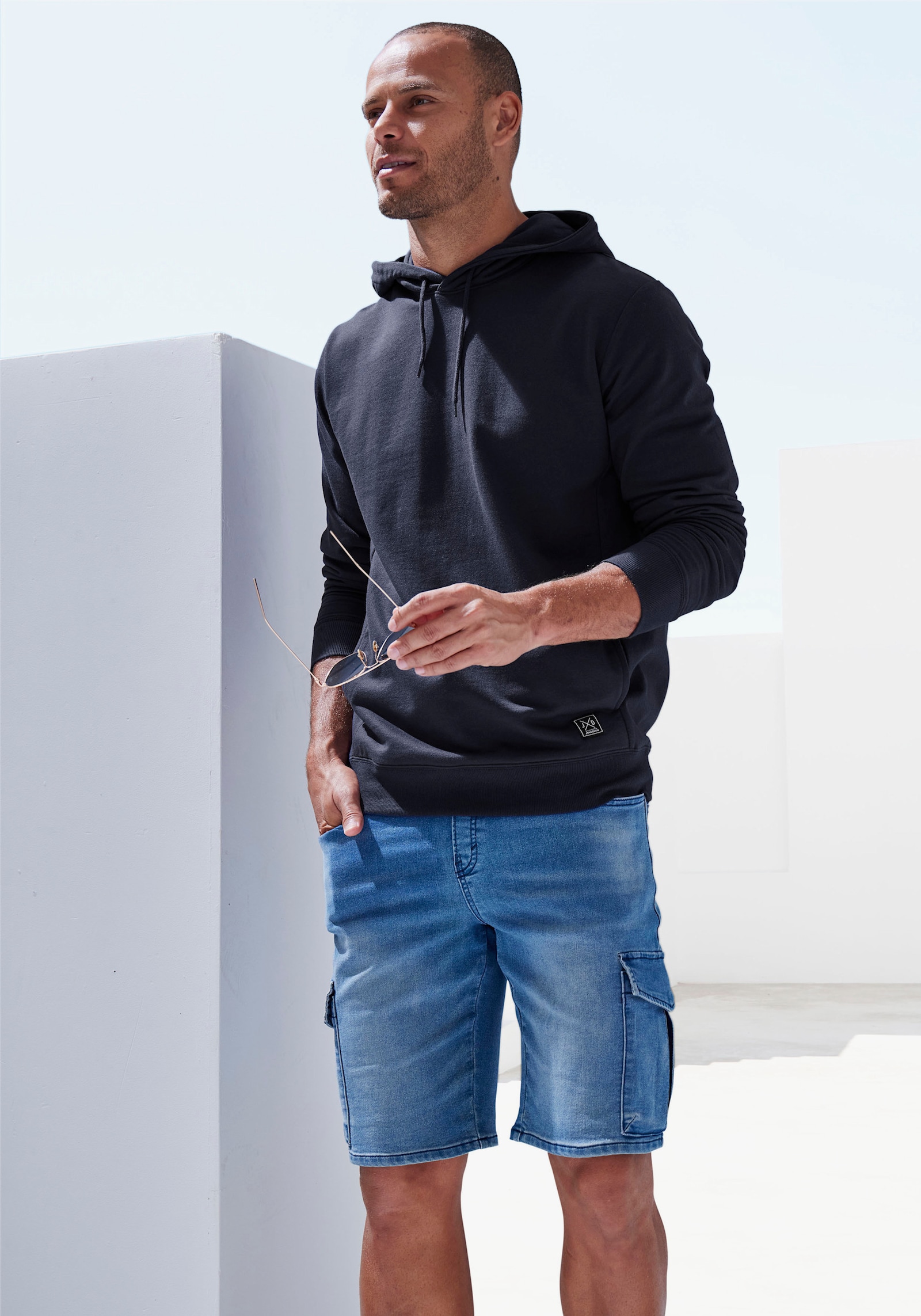 John Devin Hoodie - navy