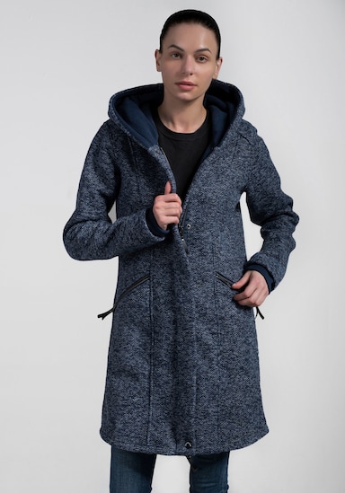 Strickmantel - marine