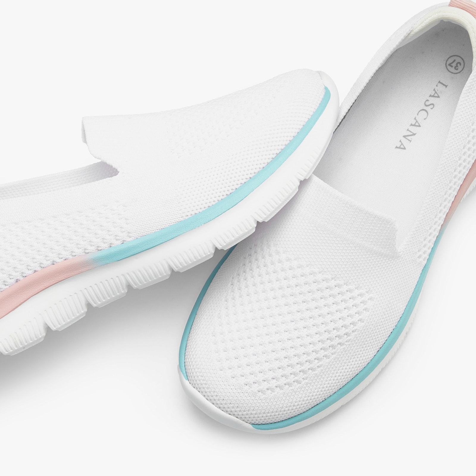 LASCANA Slipper - weiß/mehrfarbig