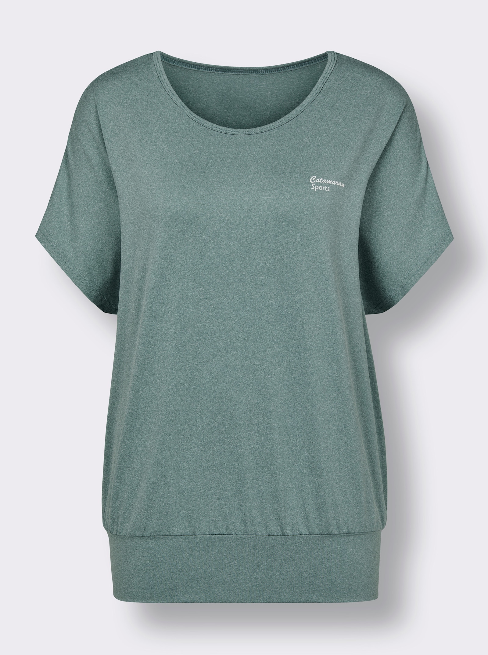 Catamaran Sports Funktionsshirt , atmungsaktiv und schnell trocknend - jade-meliert