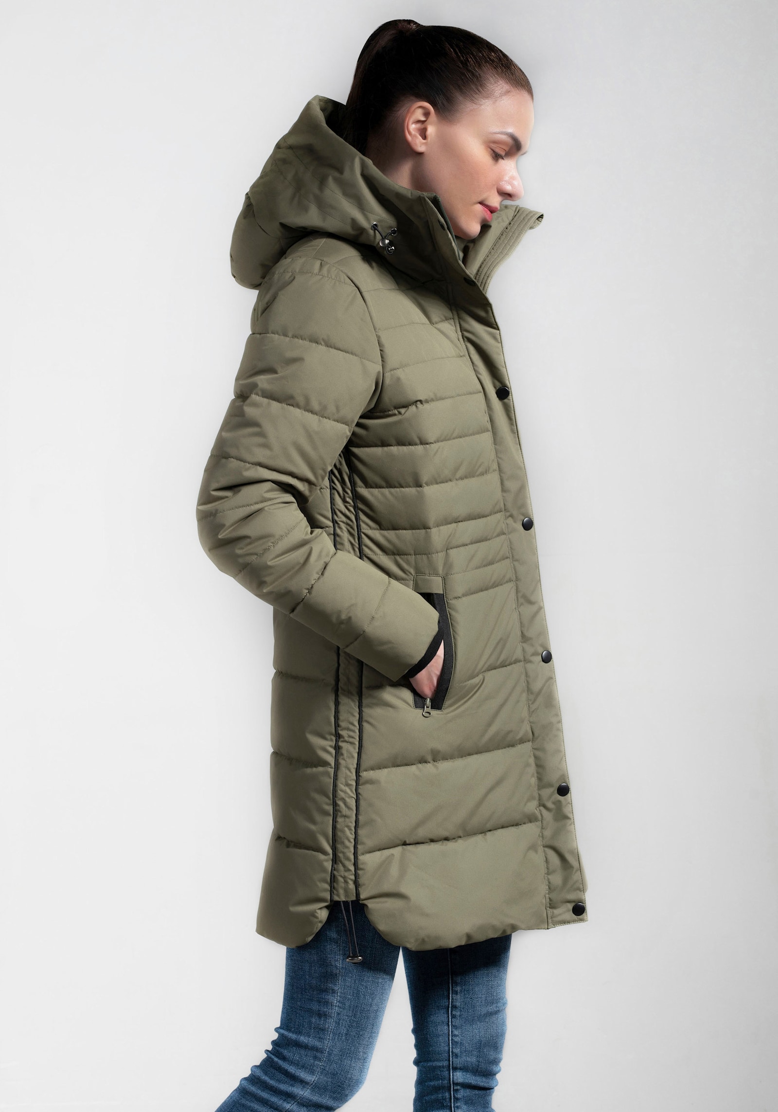 Polarino Wintermantel - khaki