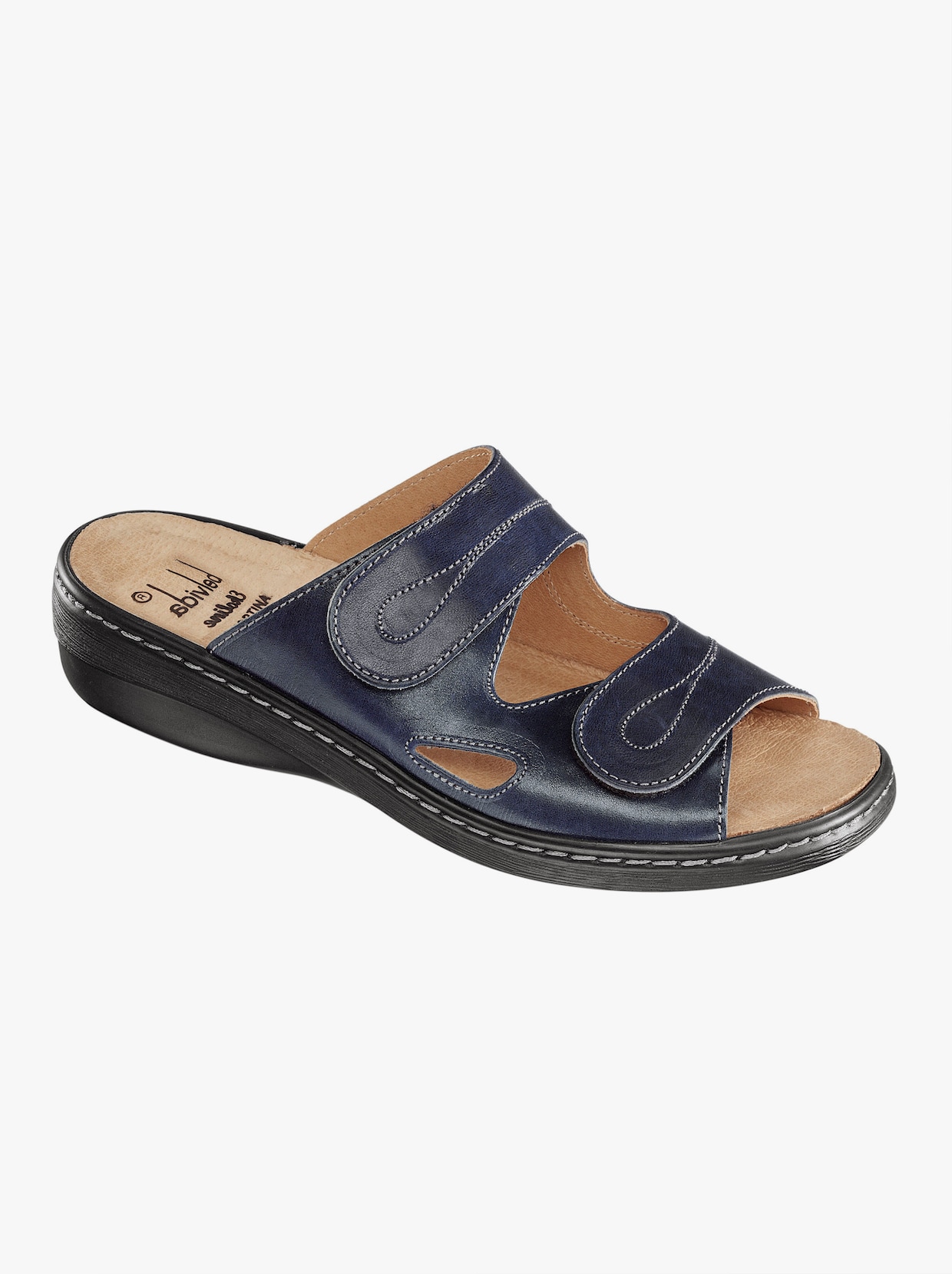 Belvida slippers - blauw