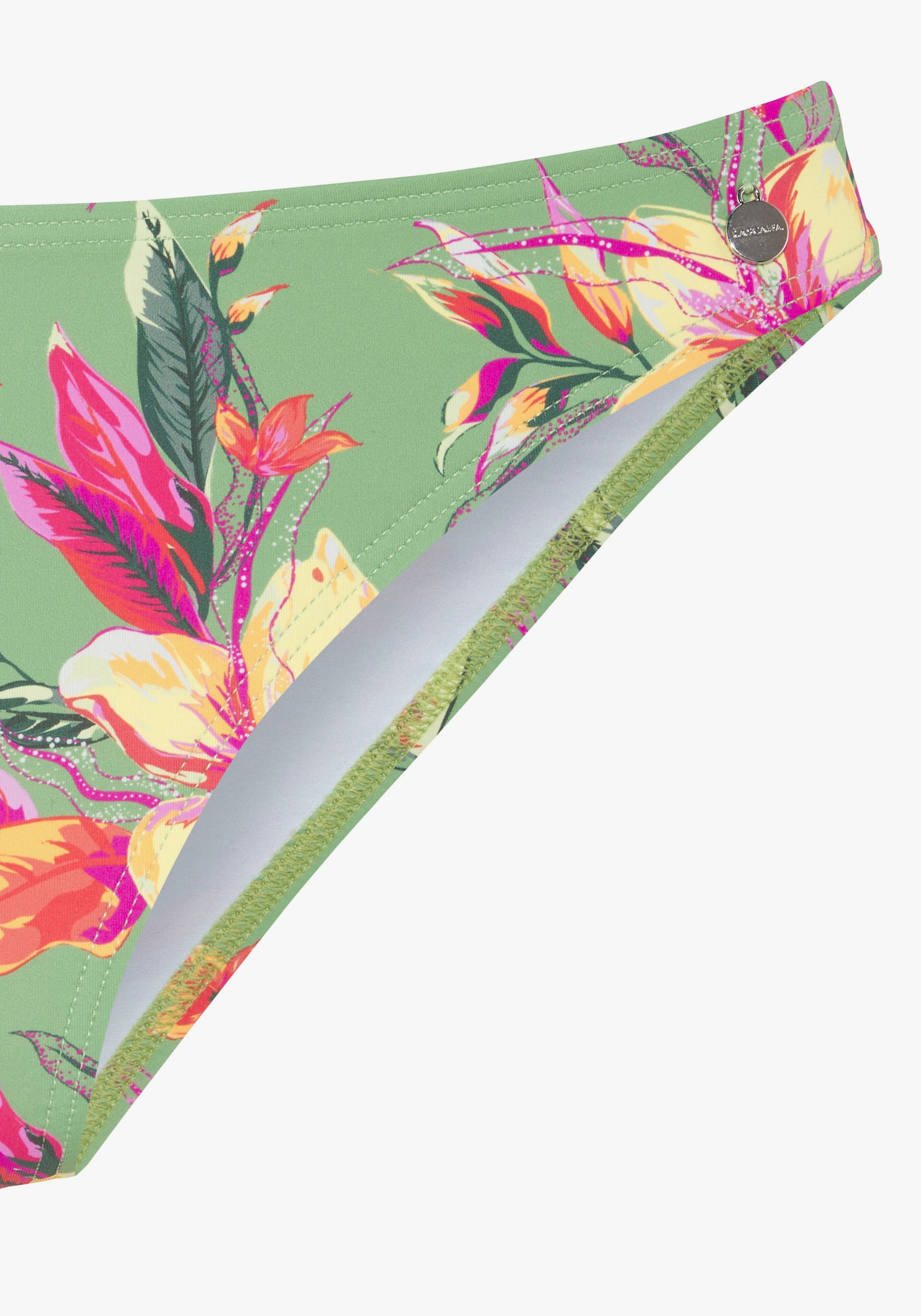 LASCANA Bikini-Hose - salbei-pink bedruckt