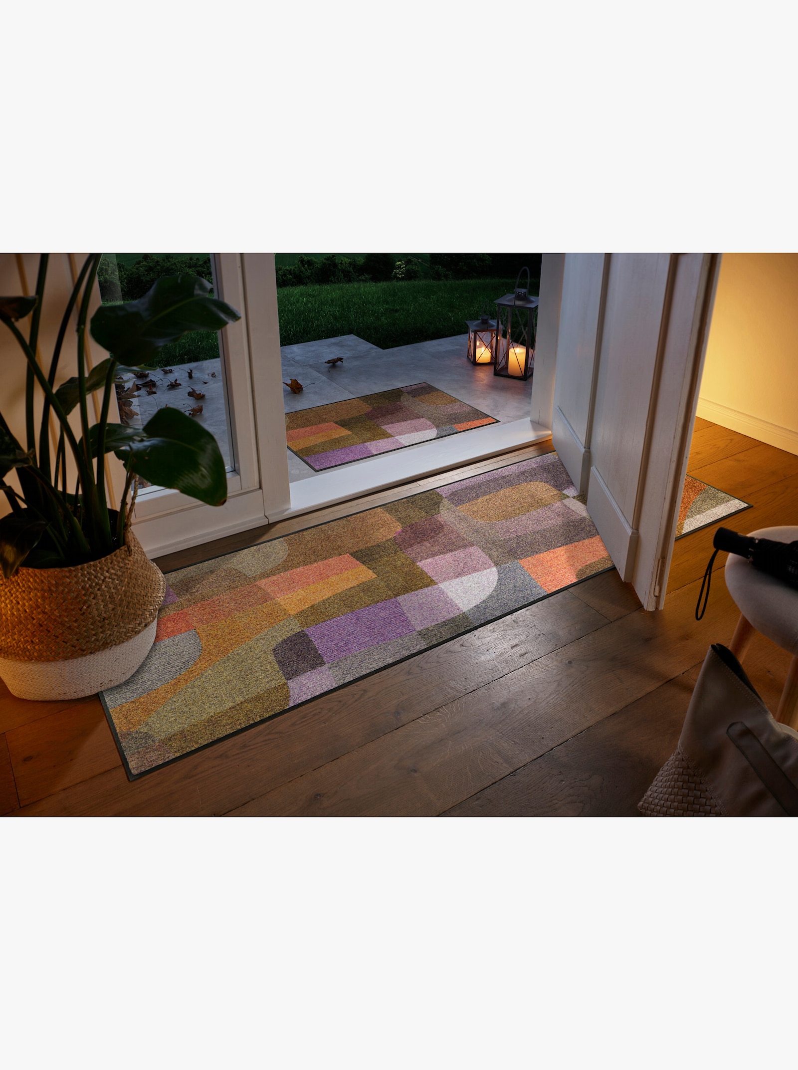 wash+dry by Kleen-Tex Fußmatte - terra-oliv