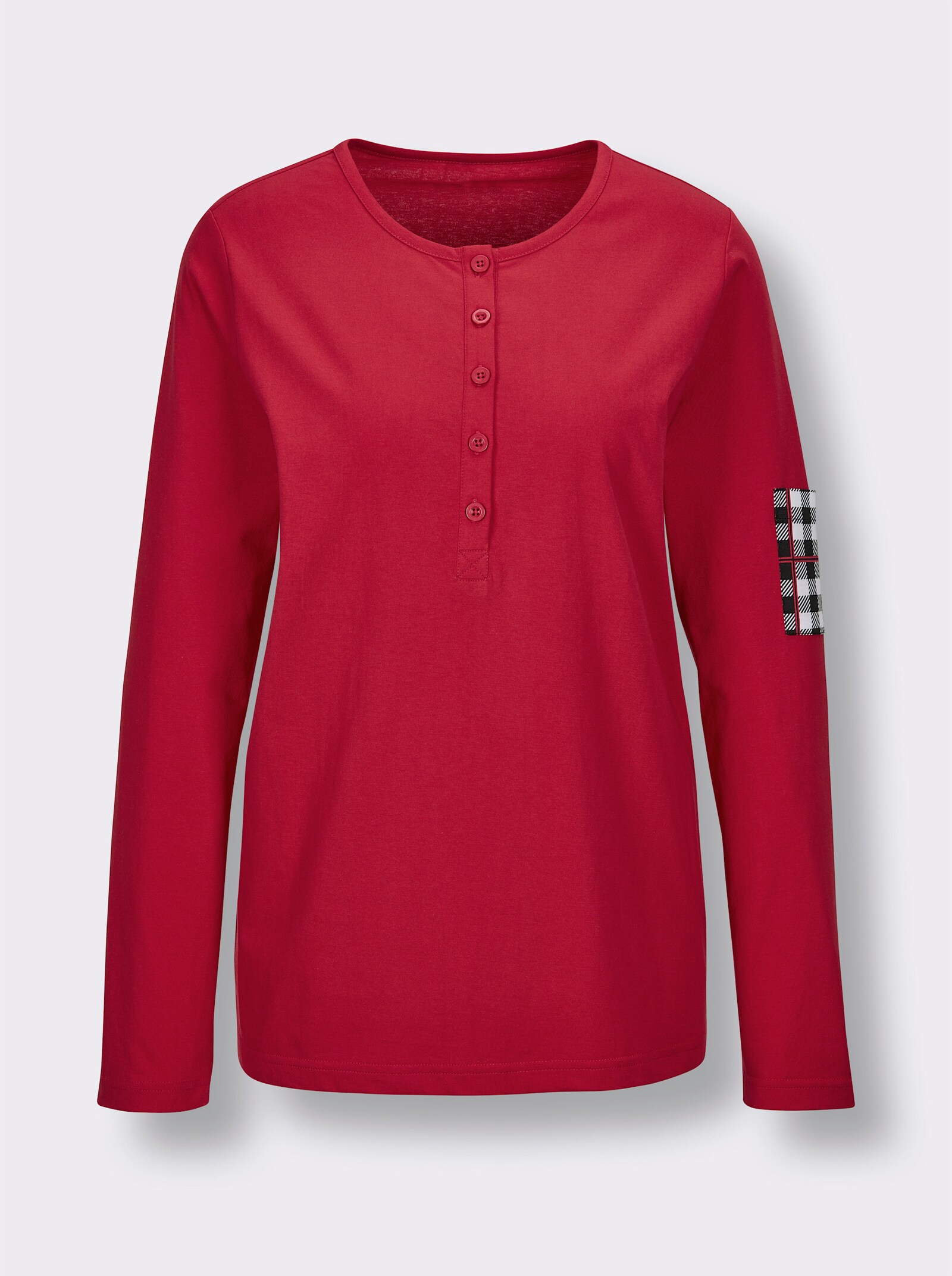 wäschepur Schlafanzug - rot-schwarz-kariert