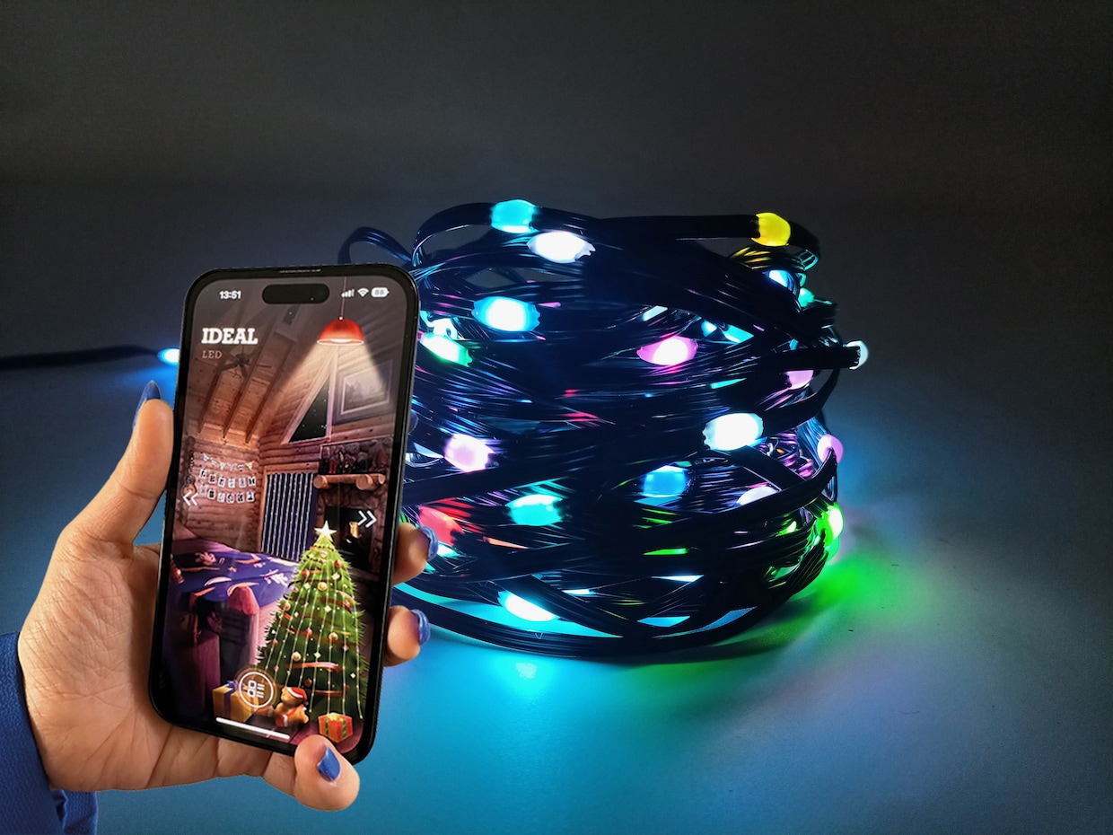 my home LED-Lichterkette - bunt