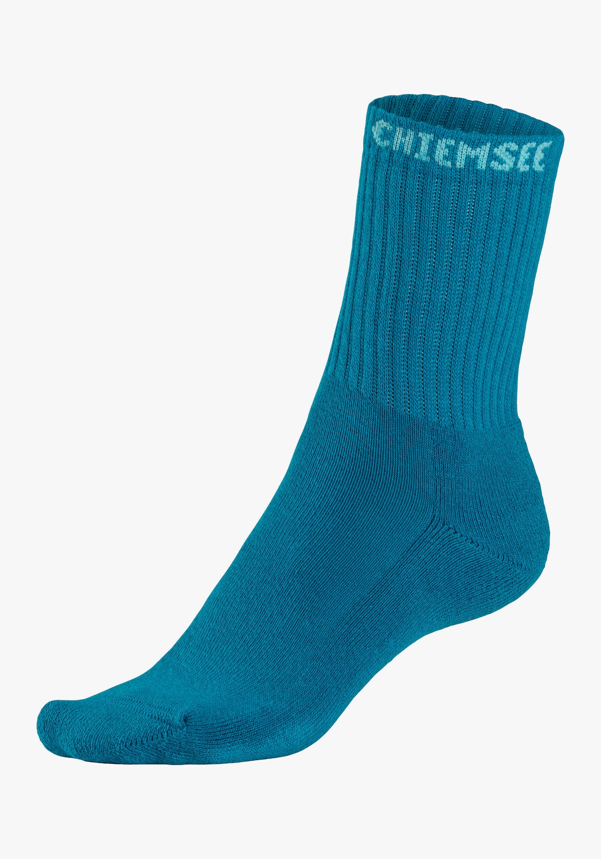 Chiemsee Chaussettes de tennis - noir, blanc, bleu, turquoise, citron vert, fuchsia