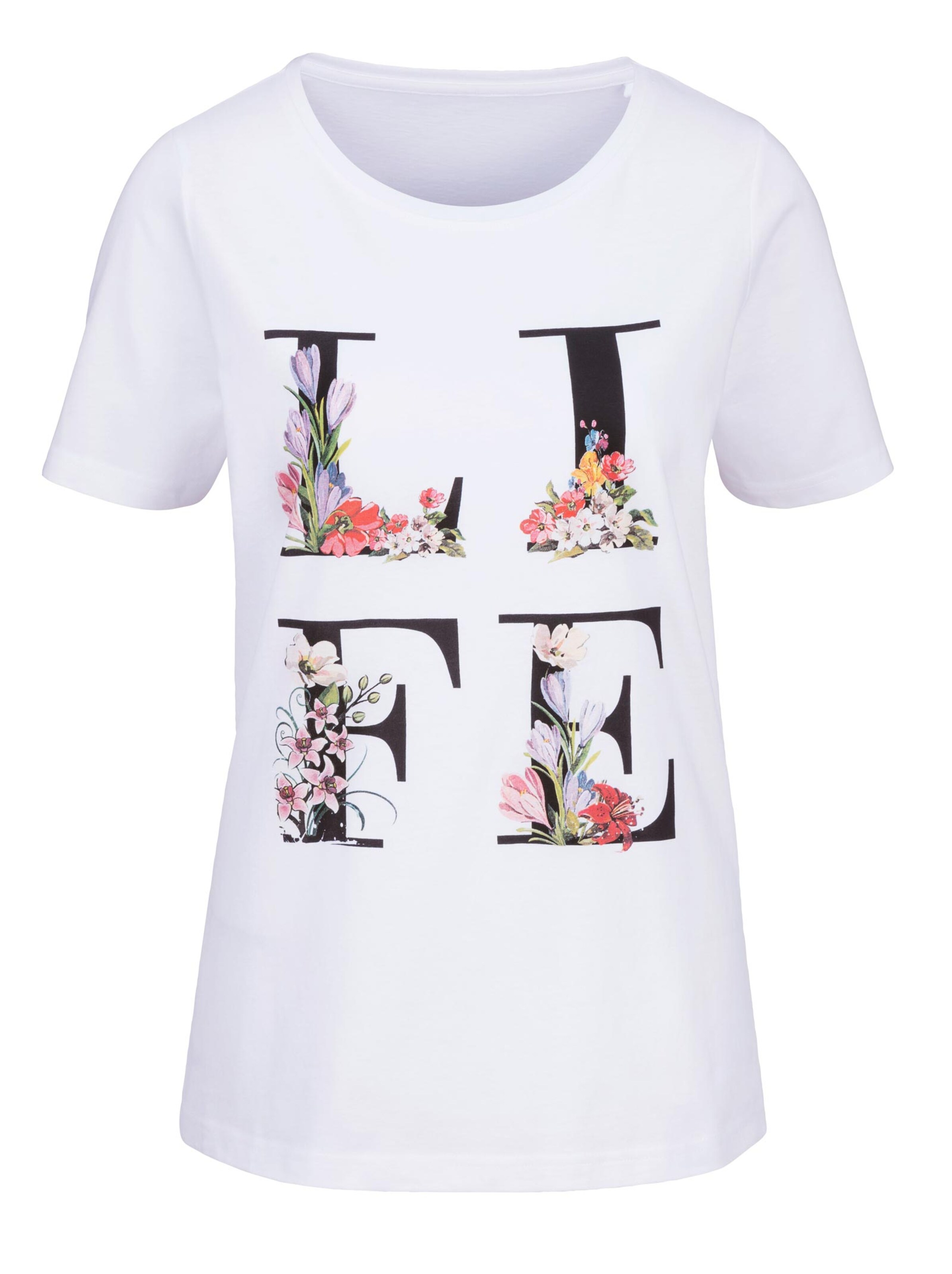 Shirt - weiß-gemustert