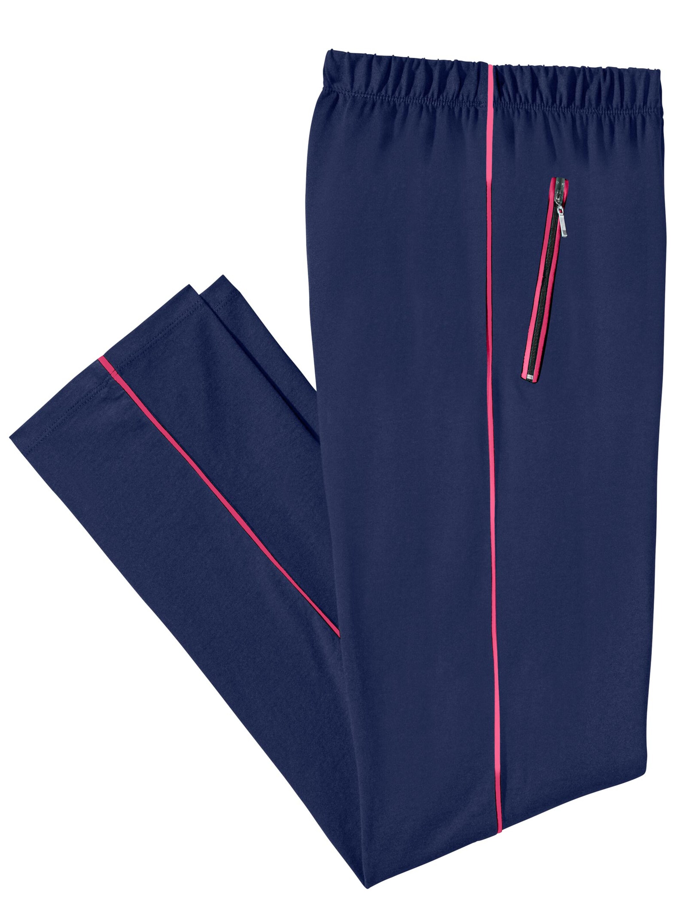 Freizeithose - marine-fuchsia