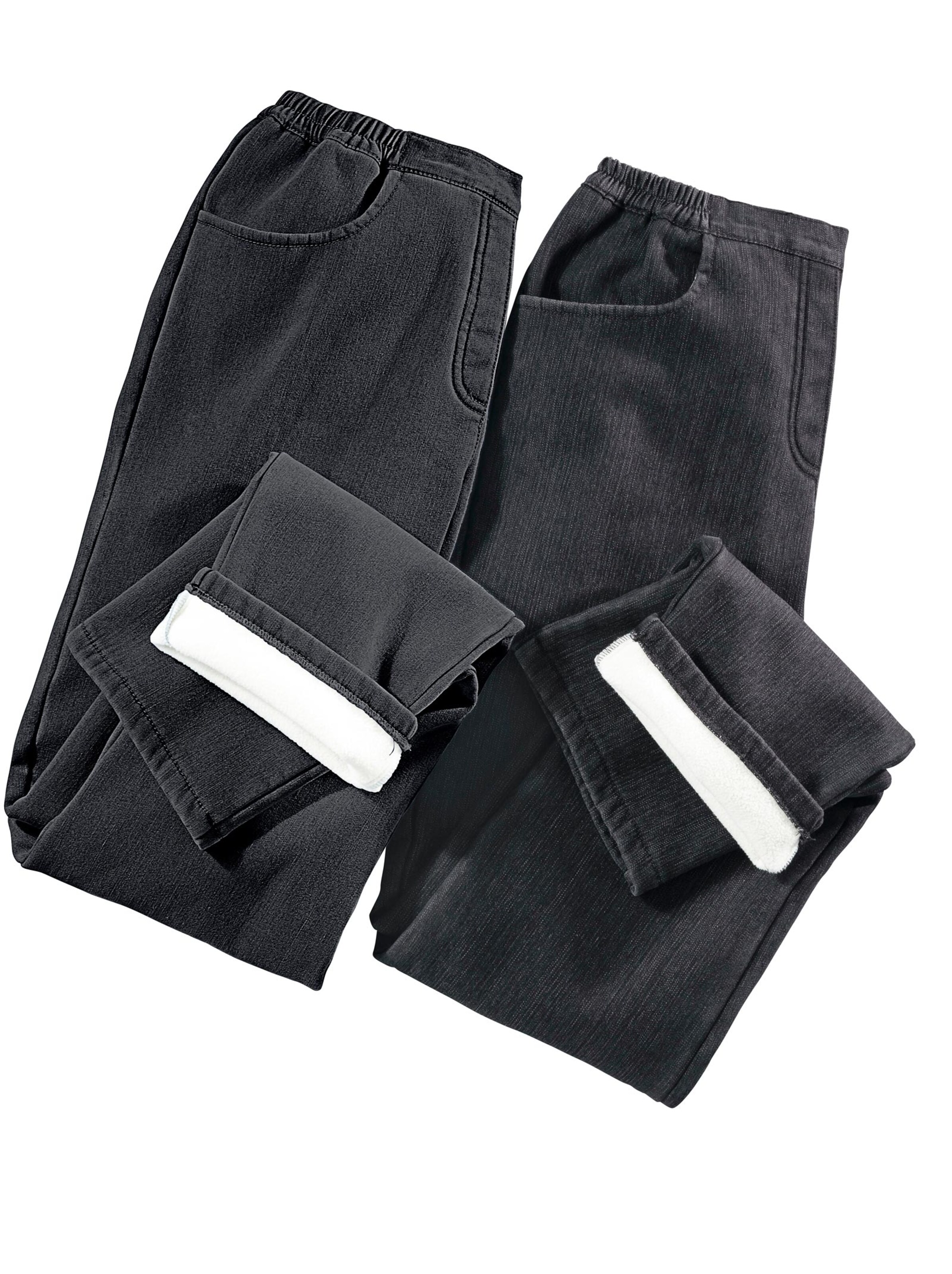 Thermo-Jeans - black-denim