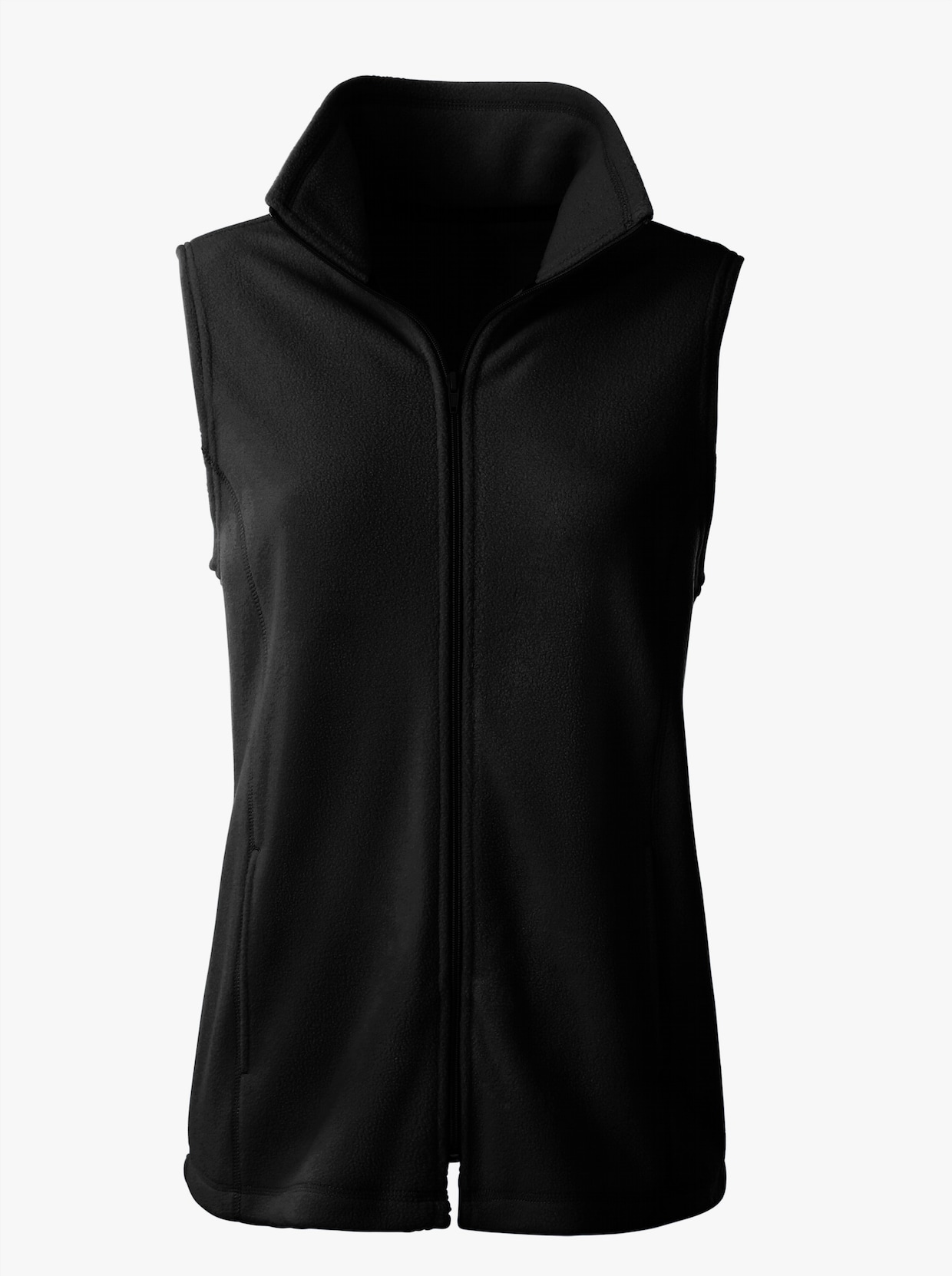 Fleecová vesta - černá