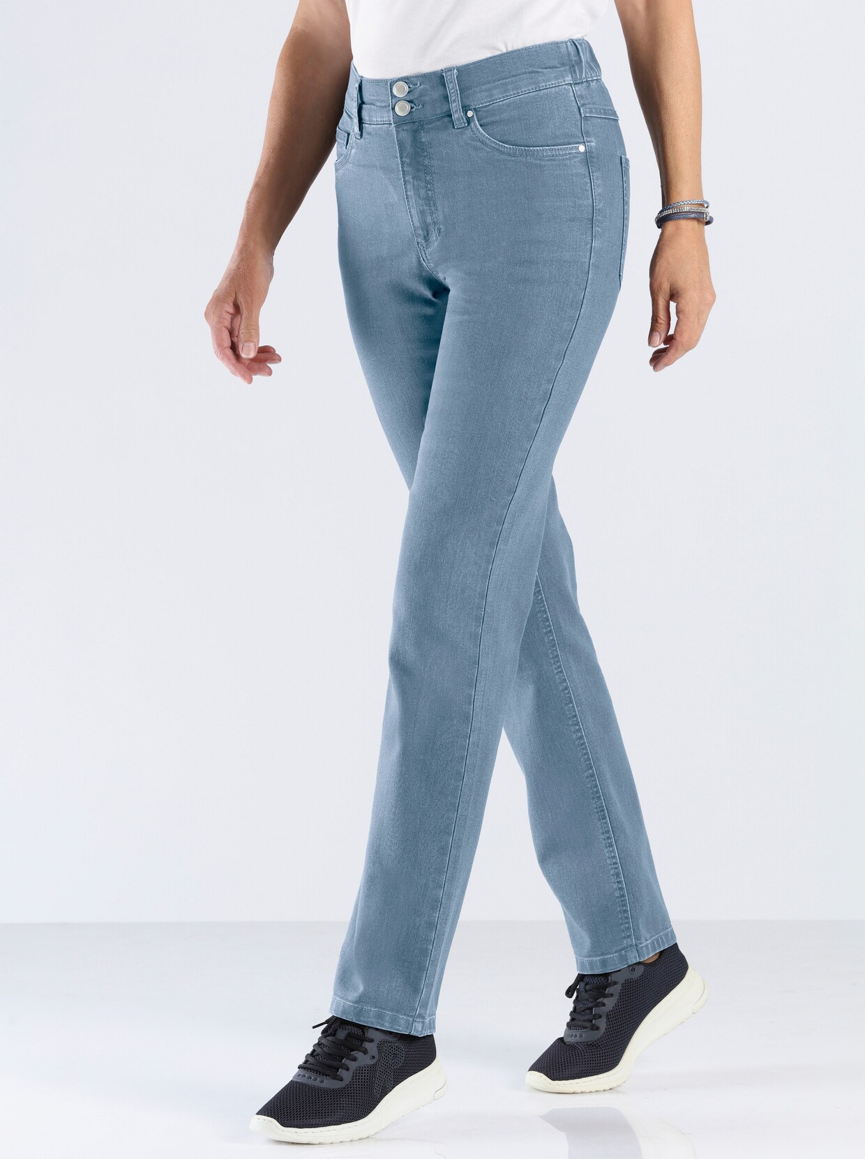 Jeans - blue-bleached