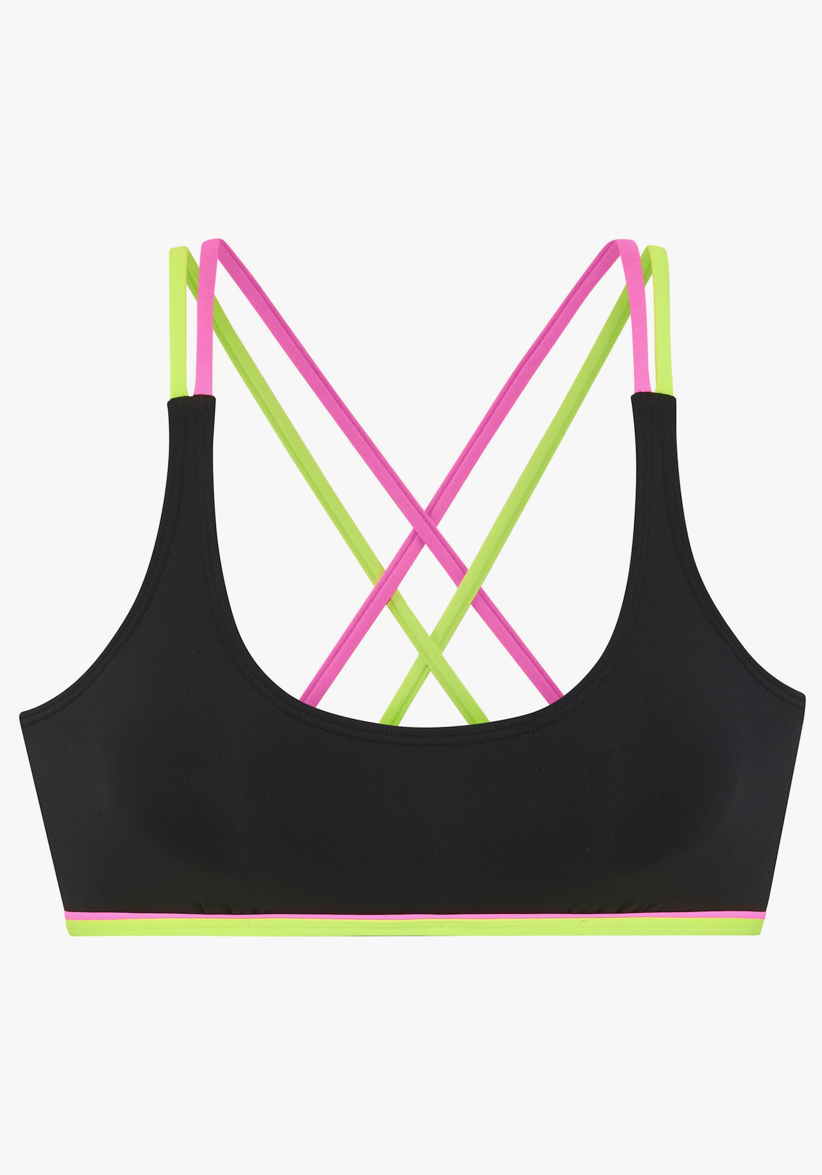 Buffalo Bustier-Bikini-Top - schwarz