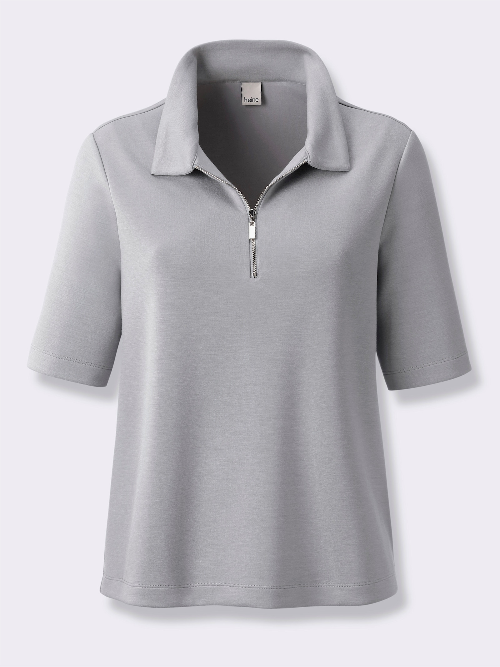 heine Poloshirt - steingrau