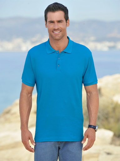 Fruit of the Loom Poloshirt - turquoise