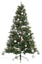 Künstlicher Weihnachtsbaum - grün-hellbraun-beige