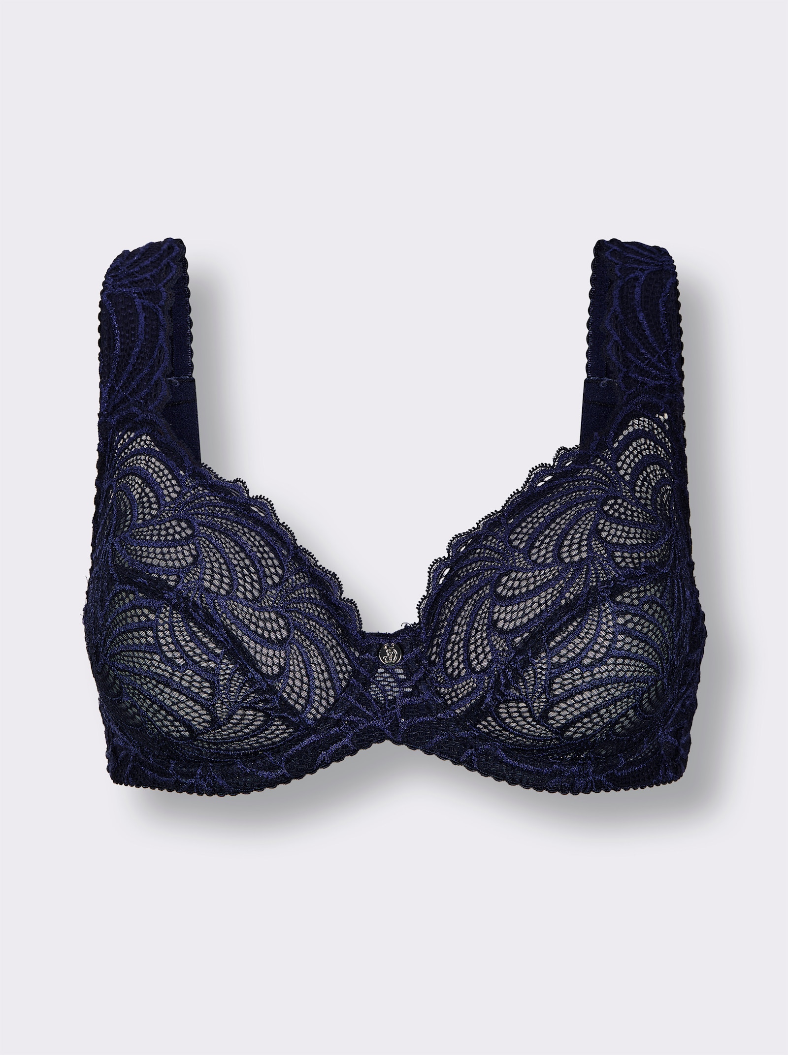 wäschepur Steunbeha met beugel, met zacht gewatteerde bandjes - marine