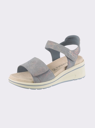 Caprice Sandalette - eisblau-gemustert