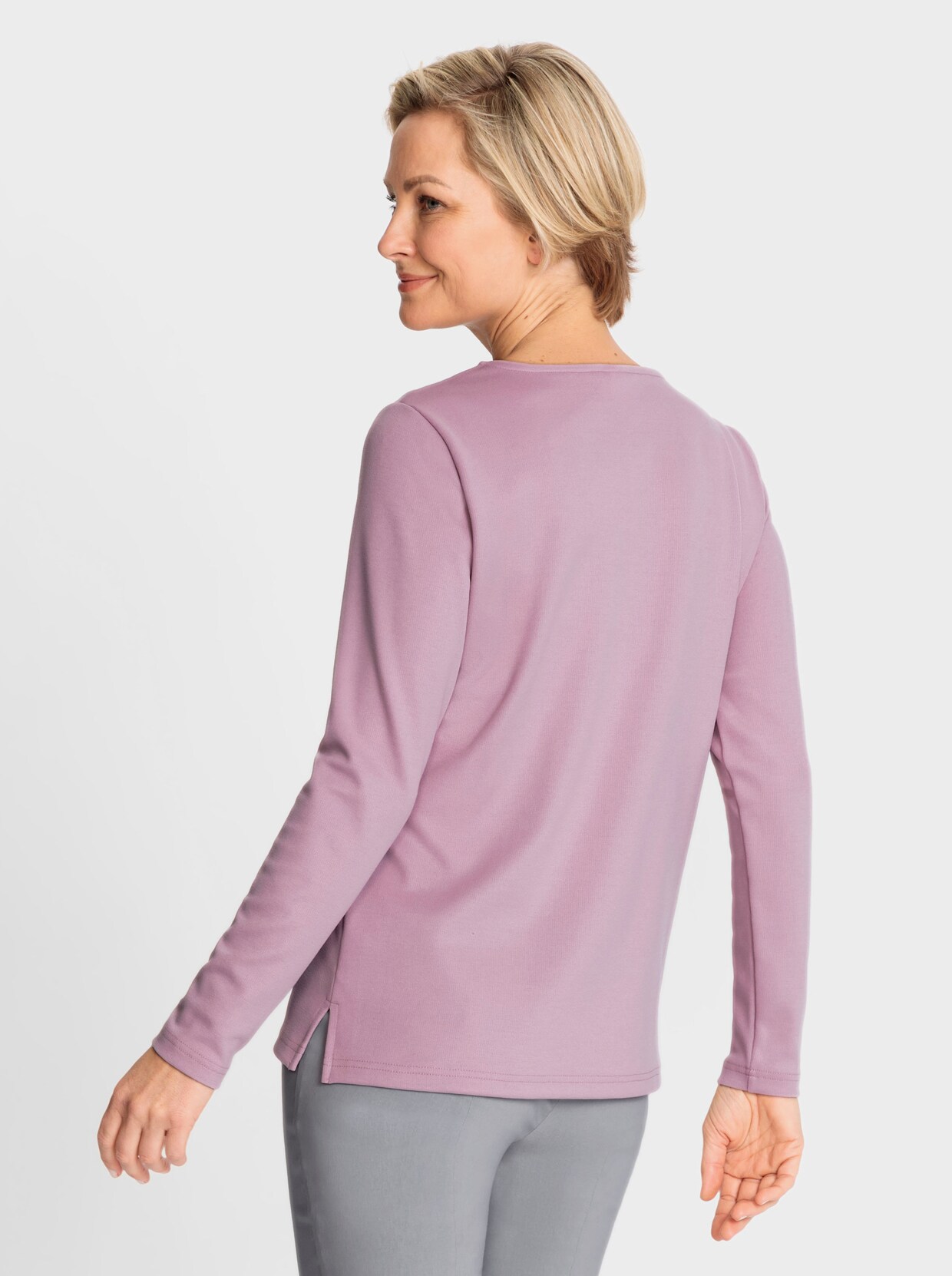 Shirt met lange mouwen - mauve