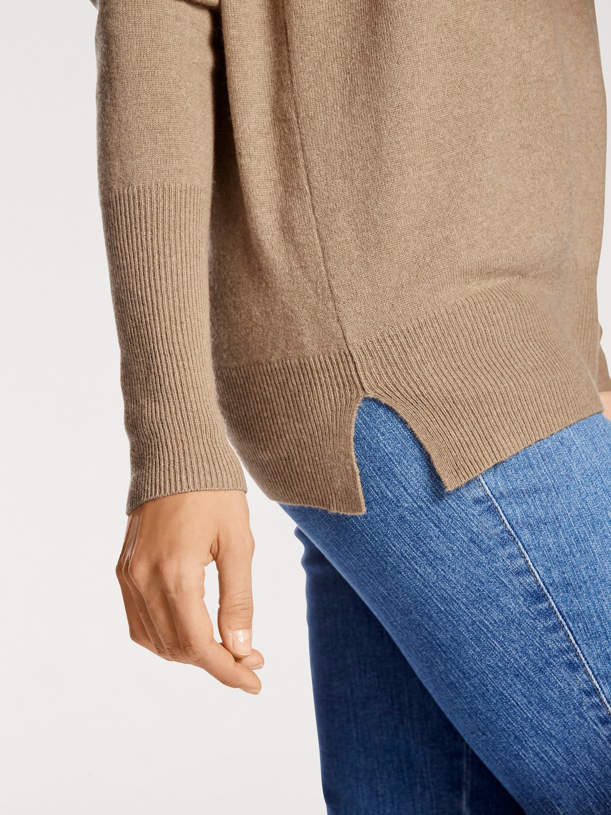 heine Pull en cachemire - couleur chamois