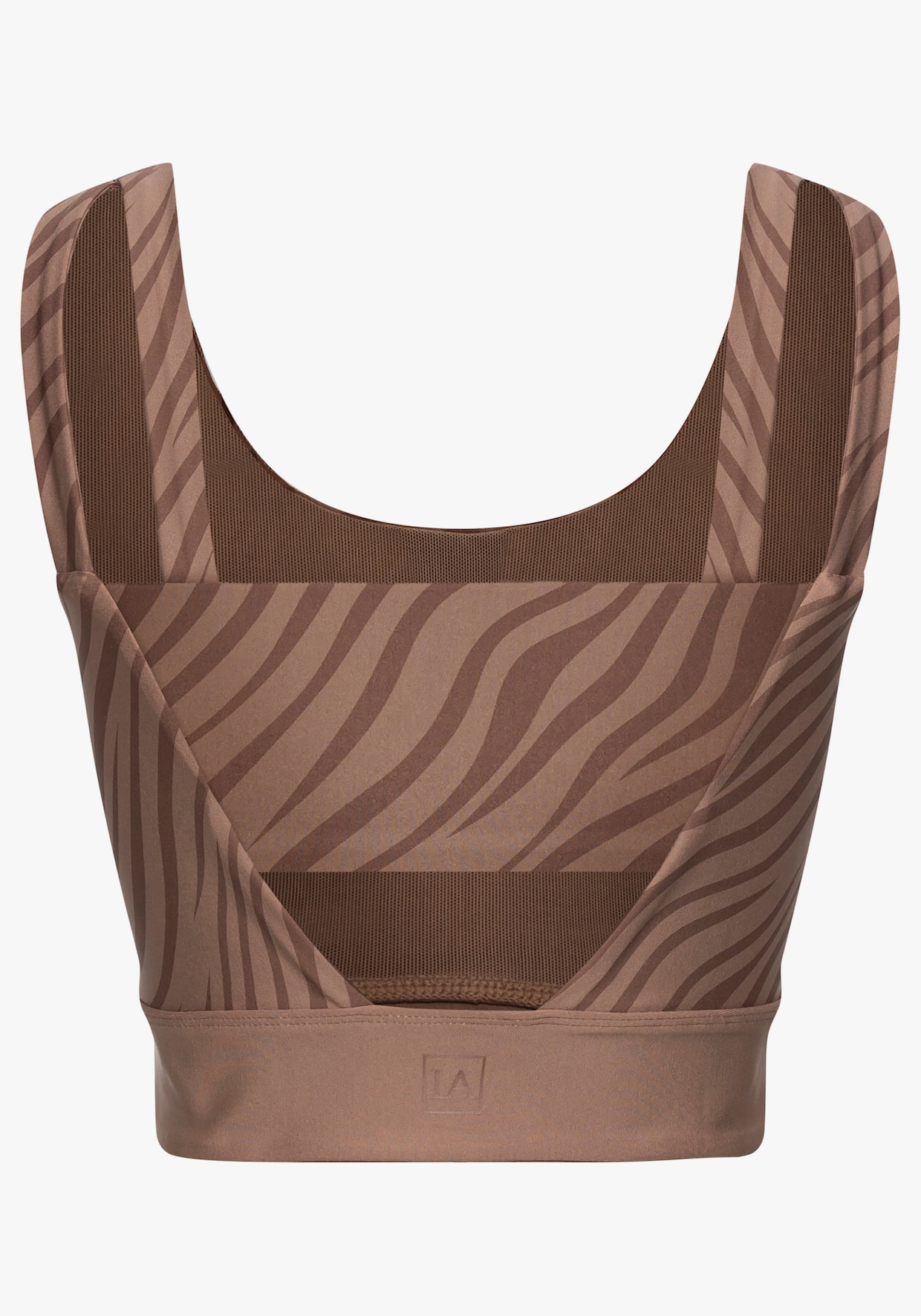 LASCANA ACTIVE Korte top - bruin